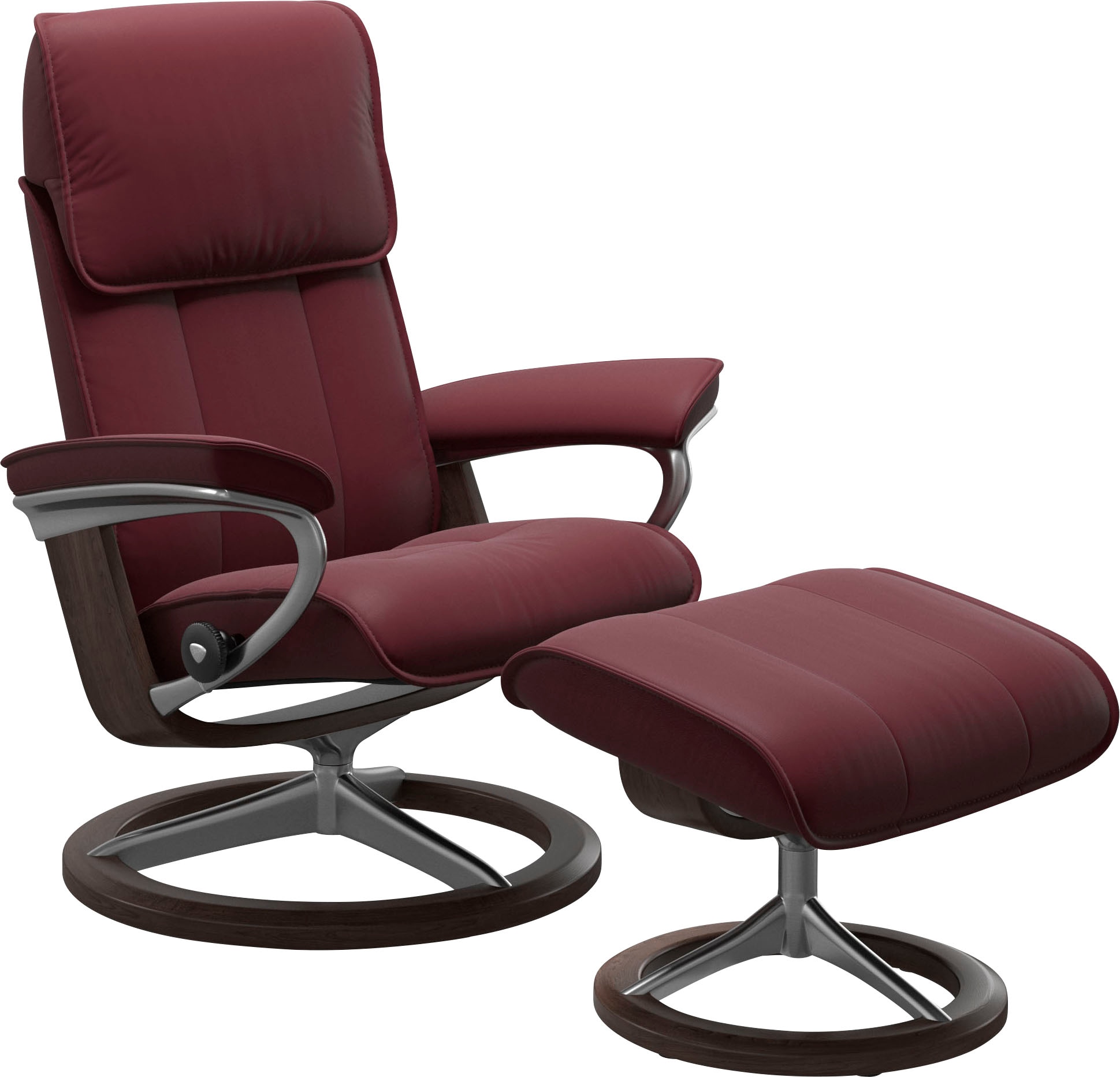 Relaxsessel »Admiral«, (Set, Relaxsessel inkl. Hocker), mit Signature Base, Größe M &...