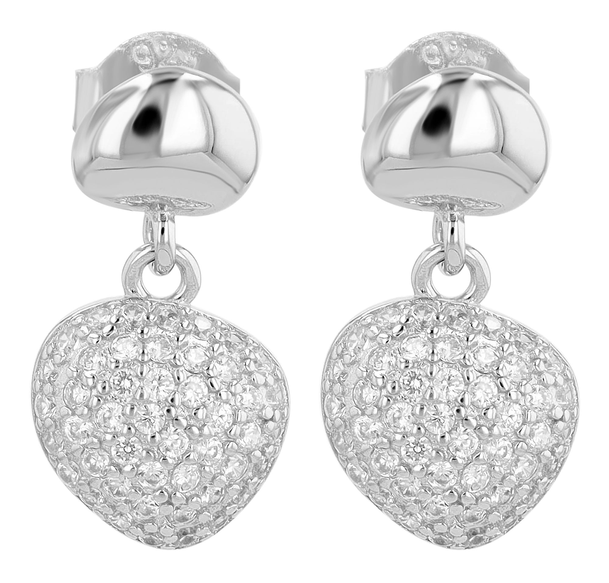 Adelia´s Paar Ohrstecker »Damen Ohrringe ¿ Ohrstecker aus 925 Silber«