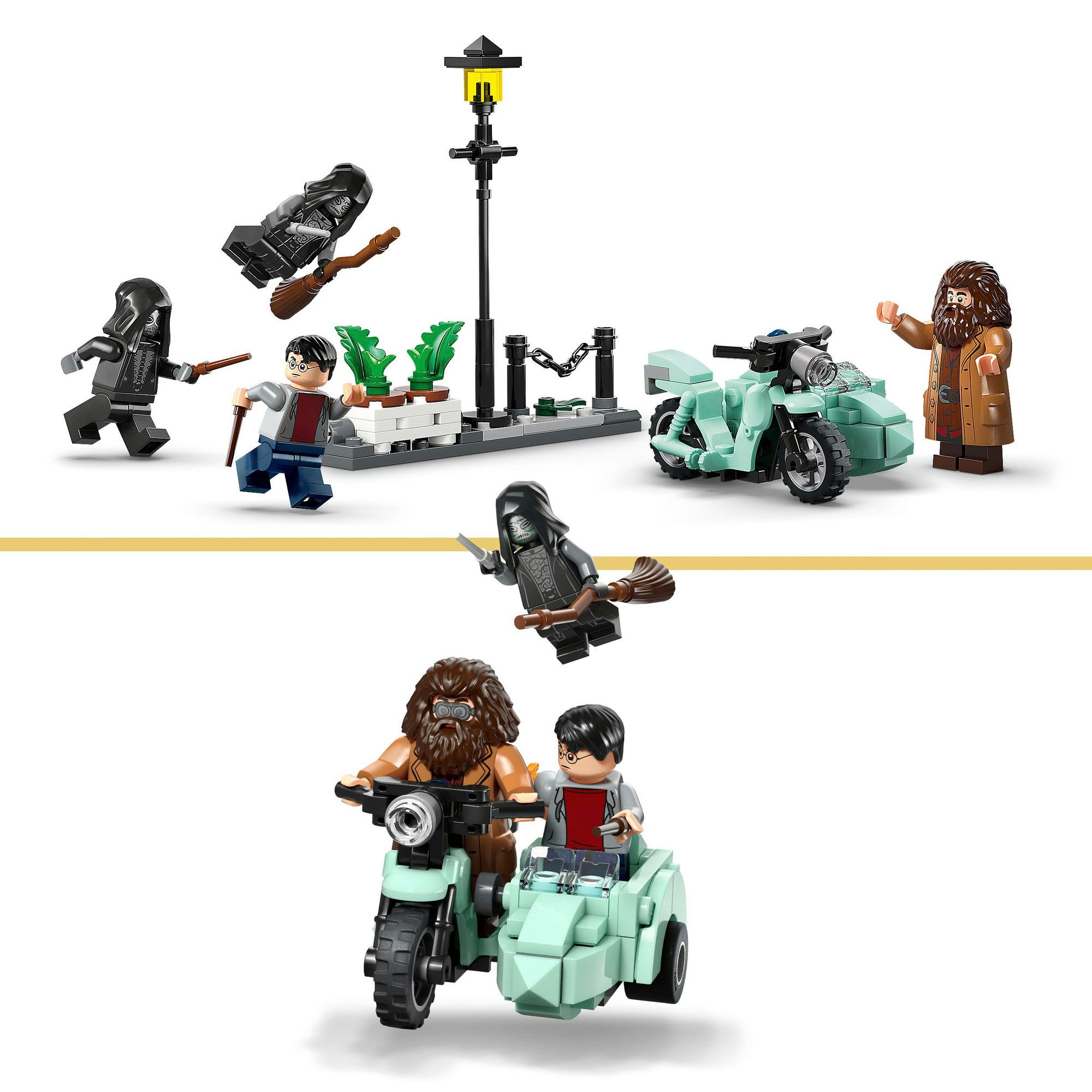 LEGO® Konstruktionsspielsteine »Hagrids und Harrys Flucht aus dem Ligusterweg (76459)« LEGO Harry Potter