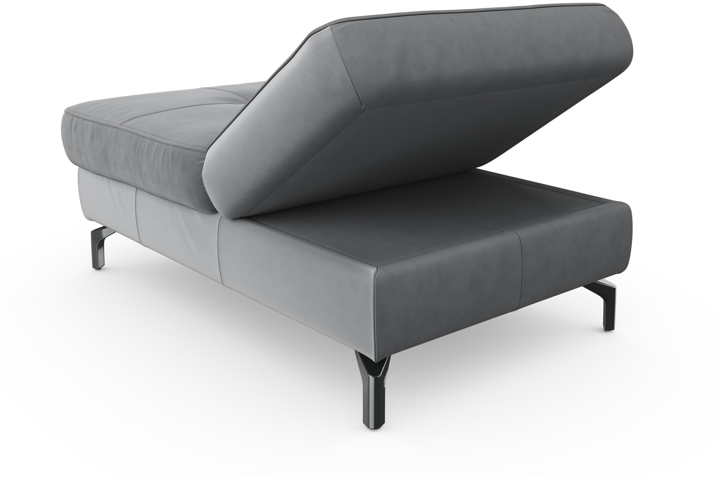sit&more Hocker »Bendigo«, mit Klappfunktion, Bodenfreiheit 12 cm, wahlweise in 2 Fußfarben