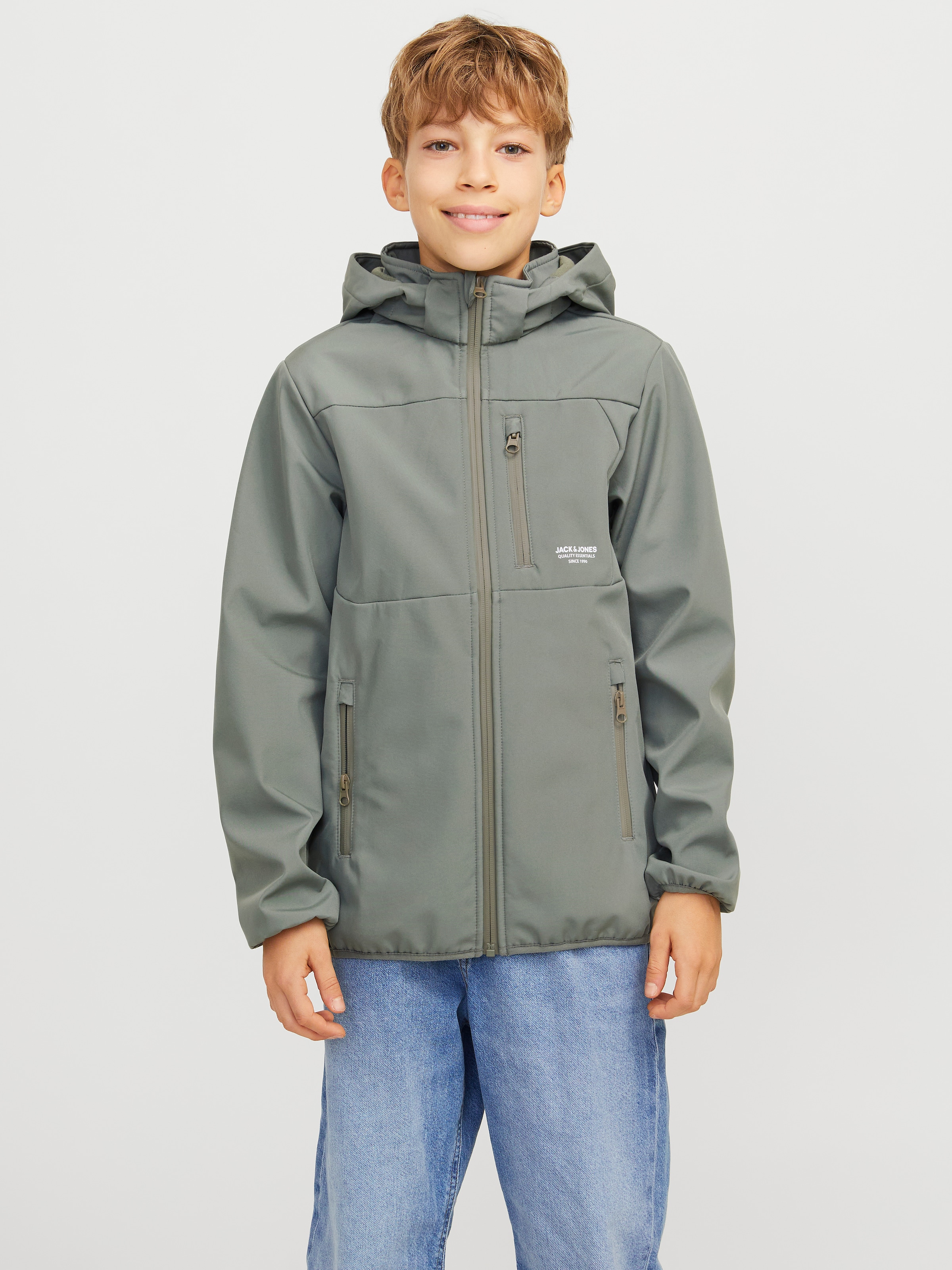 Jack & Jones Junior Softshelljacke »JJTHEO SOFTSHELL JACKET NOOS JNR«, mit Kapuze