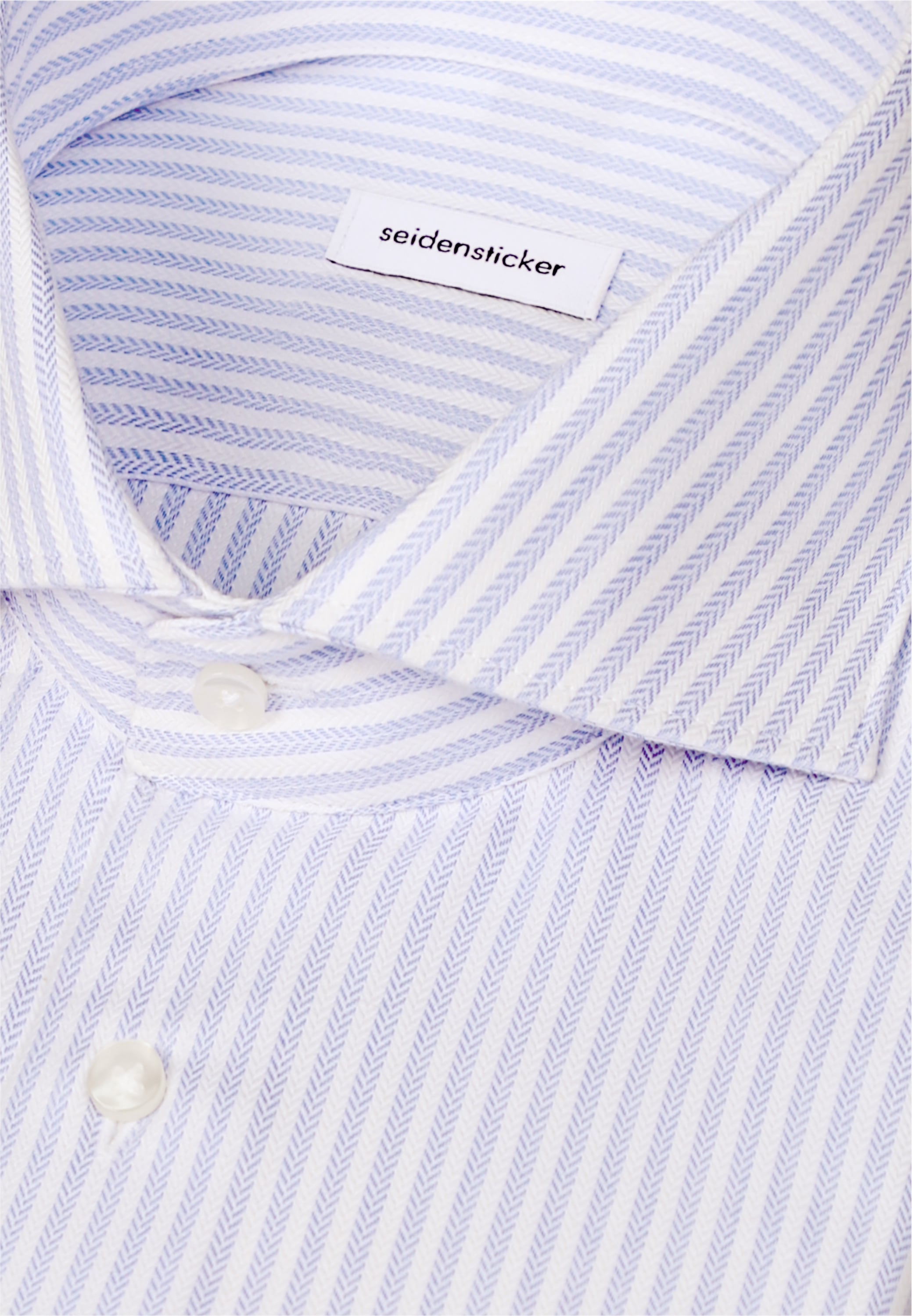seidensticker Businesshemd »Schwarze Rose« Regular 1/1 Haifischkragen Gestreift
