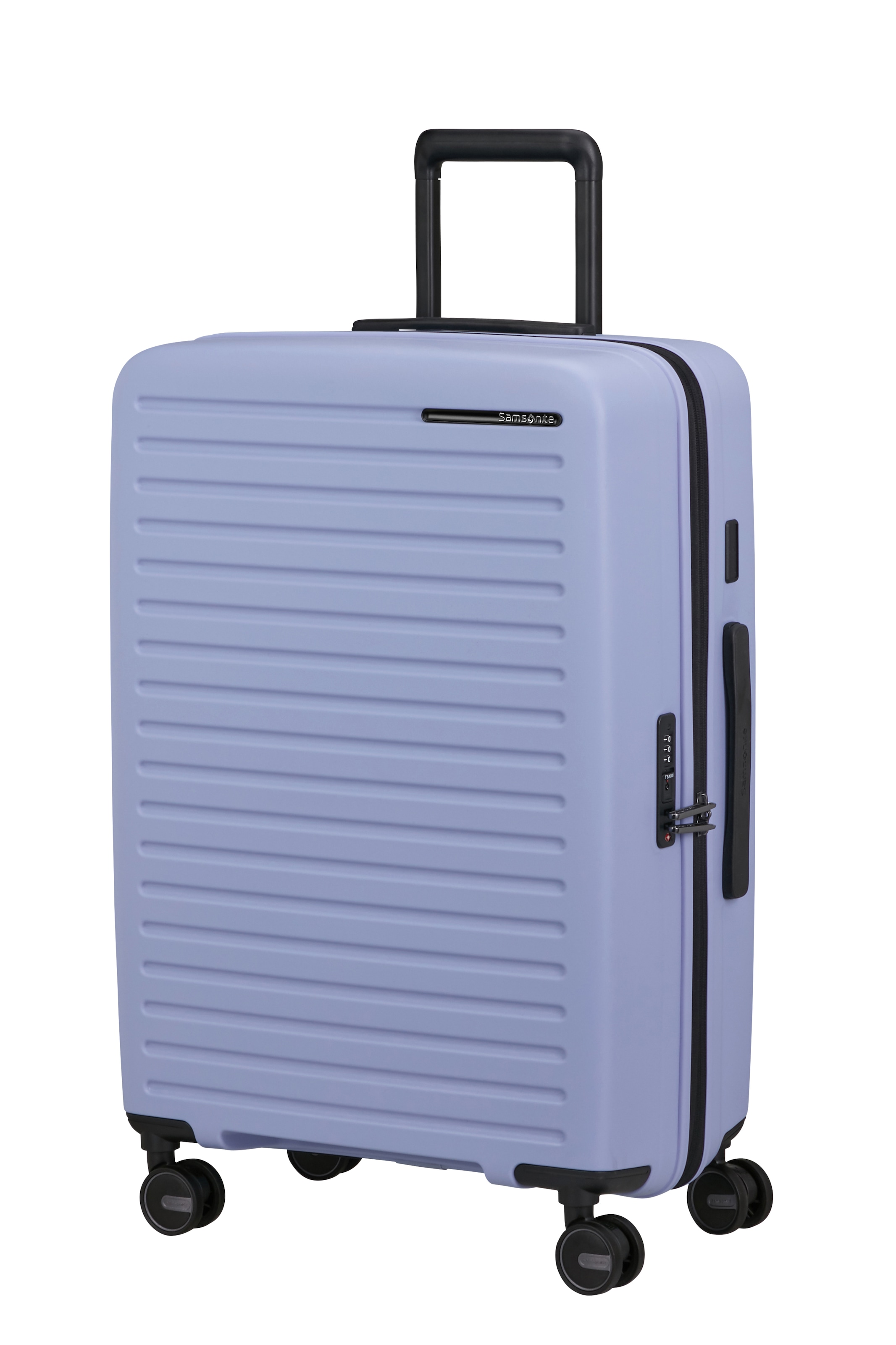 Samsonite Hartschalen-Trolley »RESTACKD« 71 l 4 Rollen mit fester Trennwand und verstellbaren Packgurten