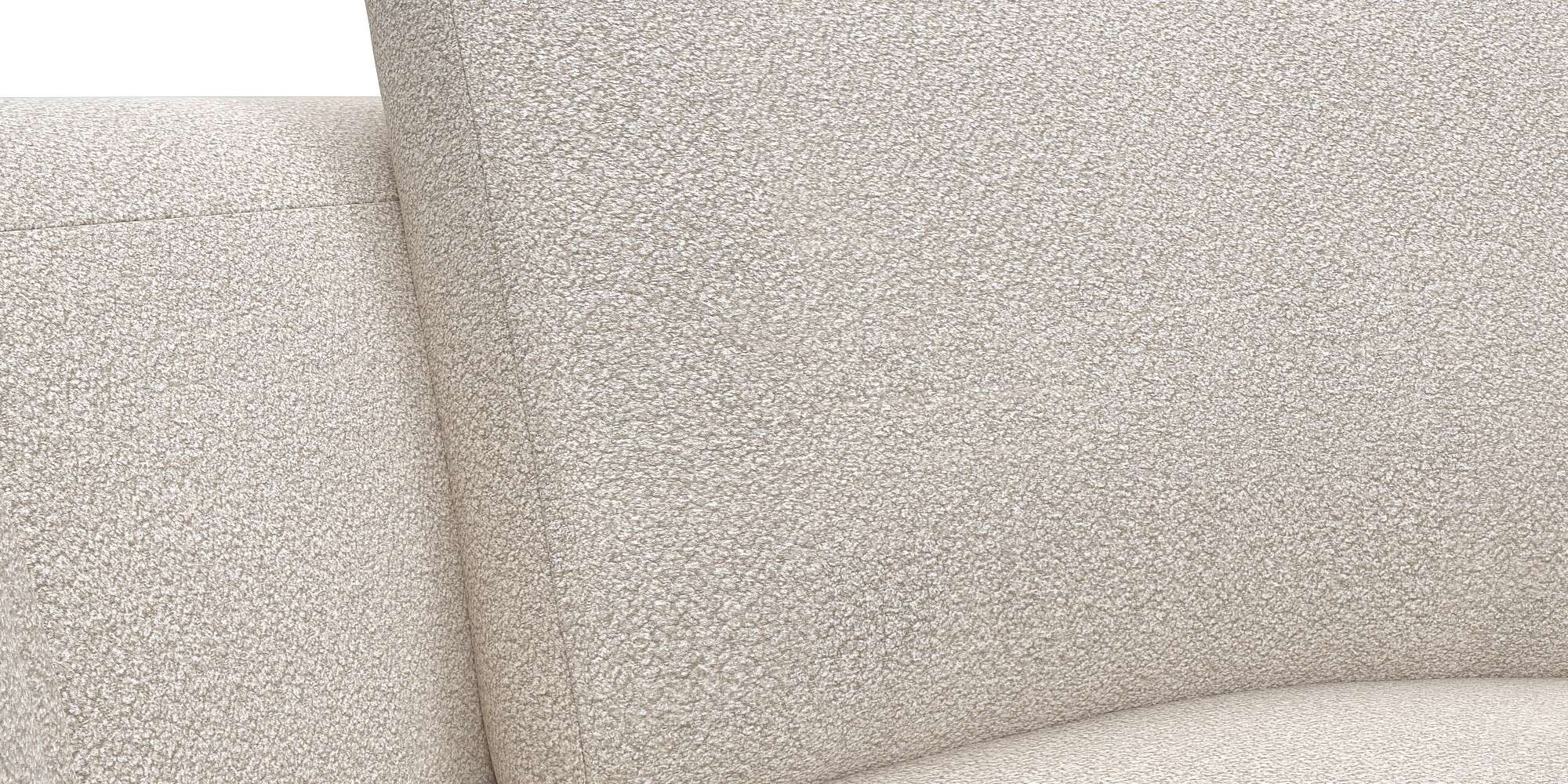FLEXLUX Ecksofa »Torino, rund, L-Form, Sofa-Ecke mit Ottomane«, Modernes, organisches Sofa-Design, Kaltschaum, Wellenunterfederung