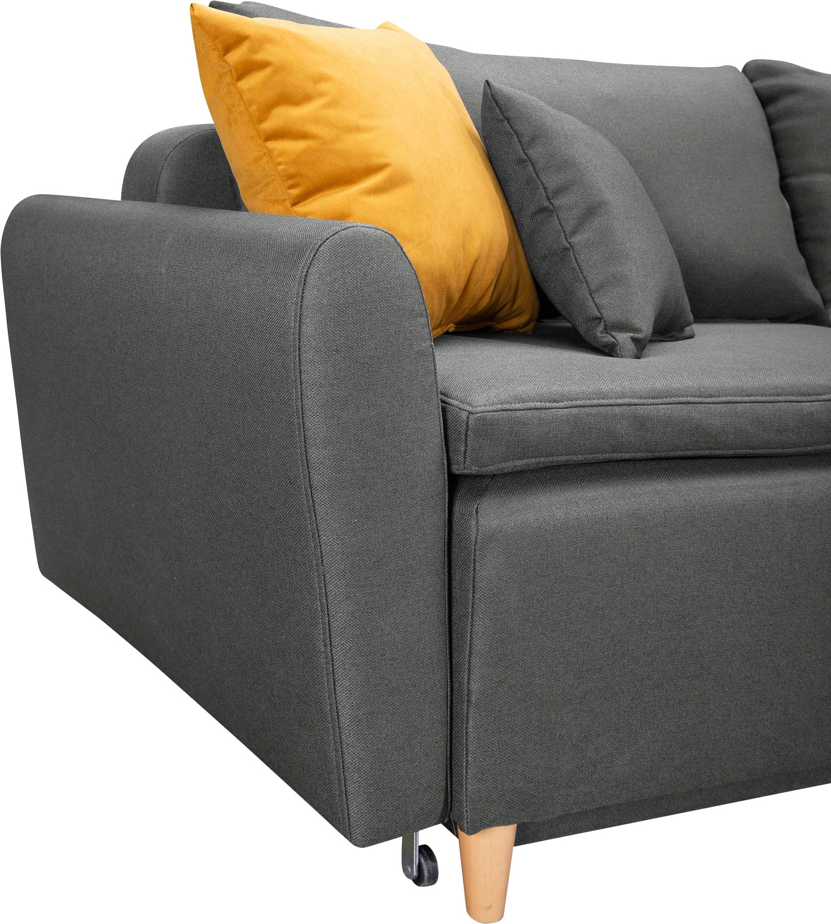 INOSIGN Schlafsofa »Anika«, mit Boxspringaufbau, Bettfunktion & Bettkasten, Dauerschlafsofa