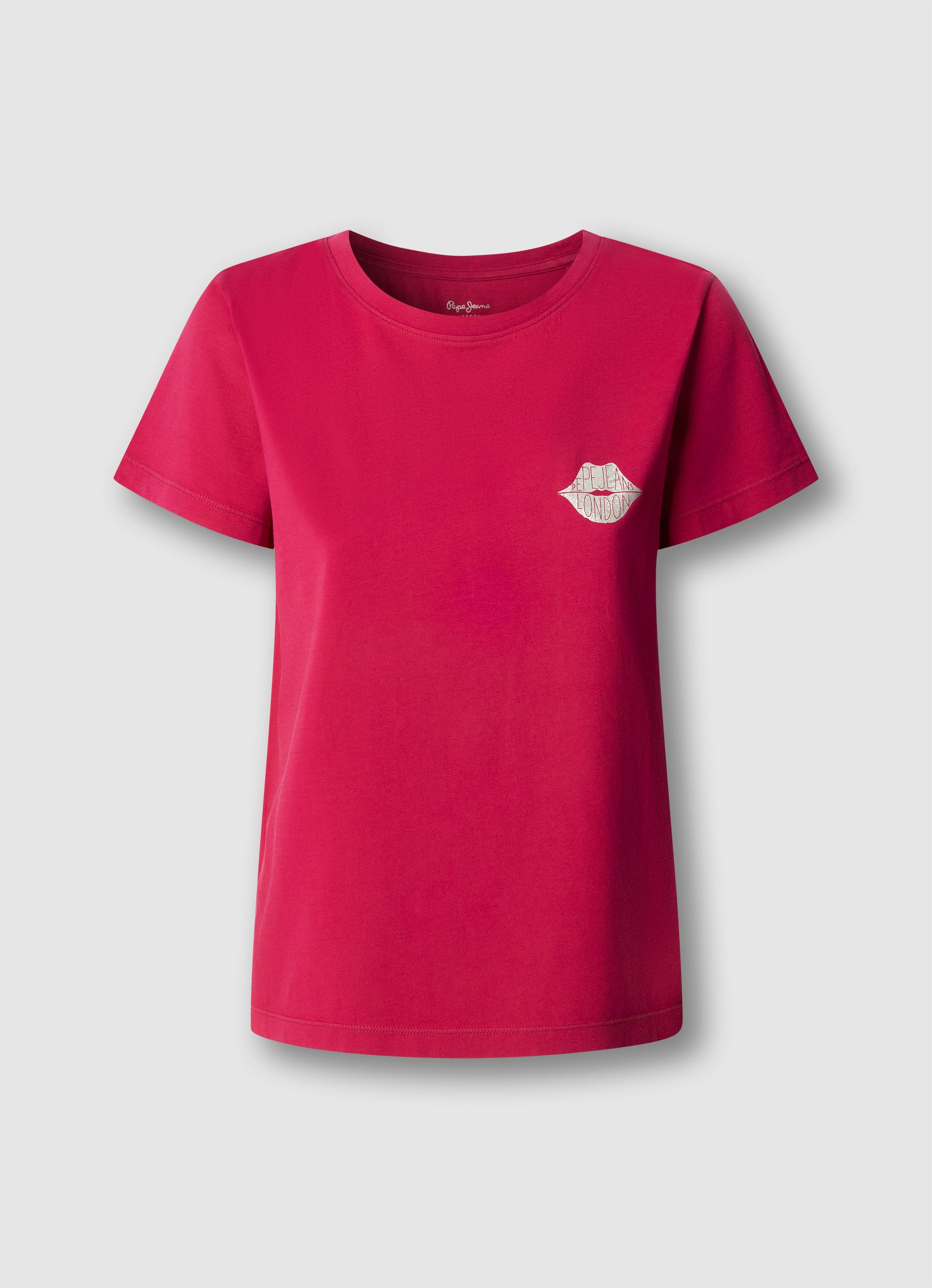 Pepe Jeans T-Shirt »BRULE« mit Runhals, kleiner Print auf der Brust