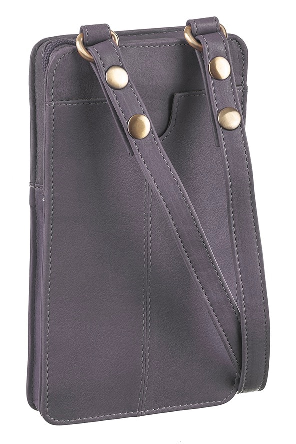 GreenLand Nature Handytasche »NATURE Soft« mit aufgesetzter Börse und RFID-Schutz