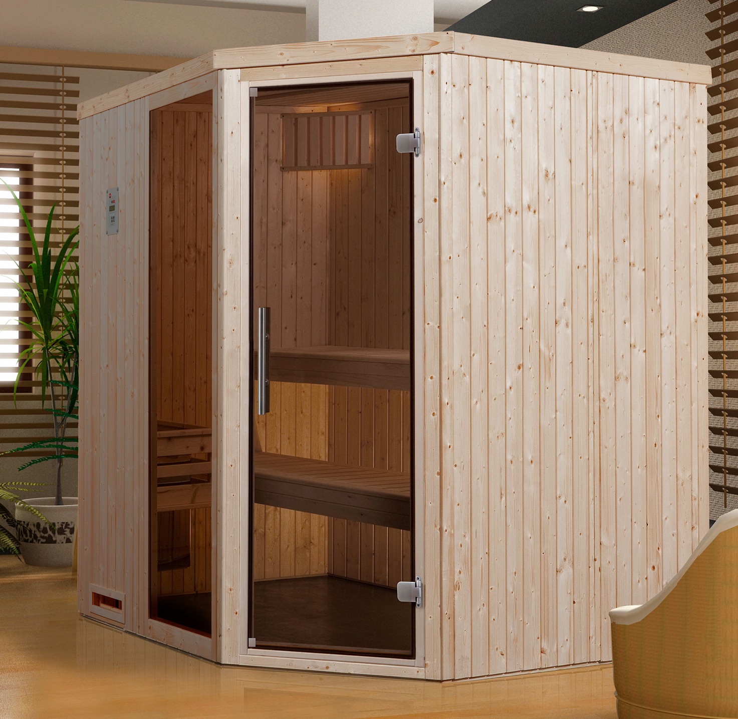 weka Sauna »Varberg 2«, ohne Ofen