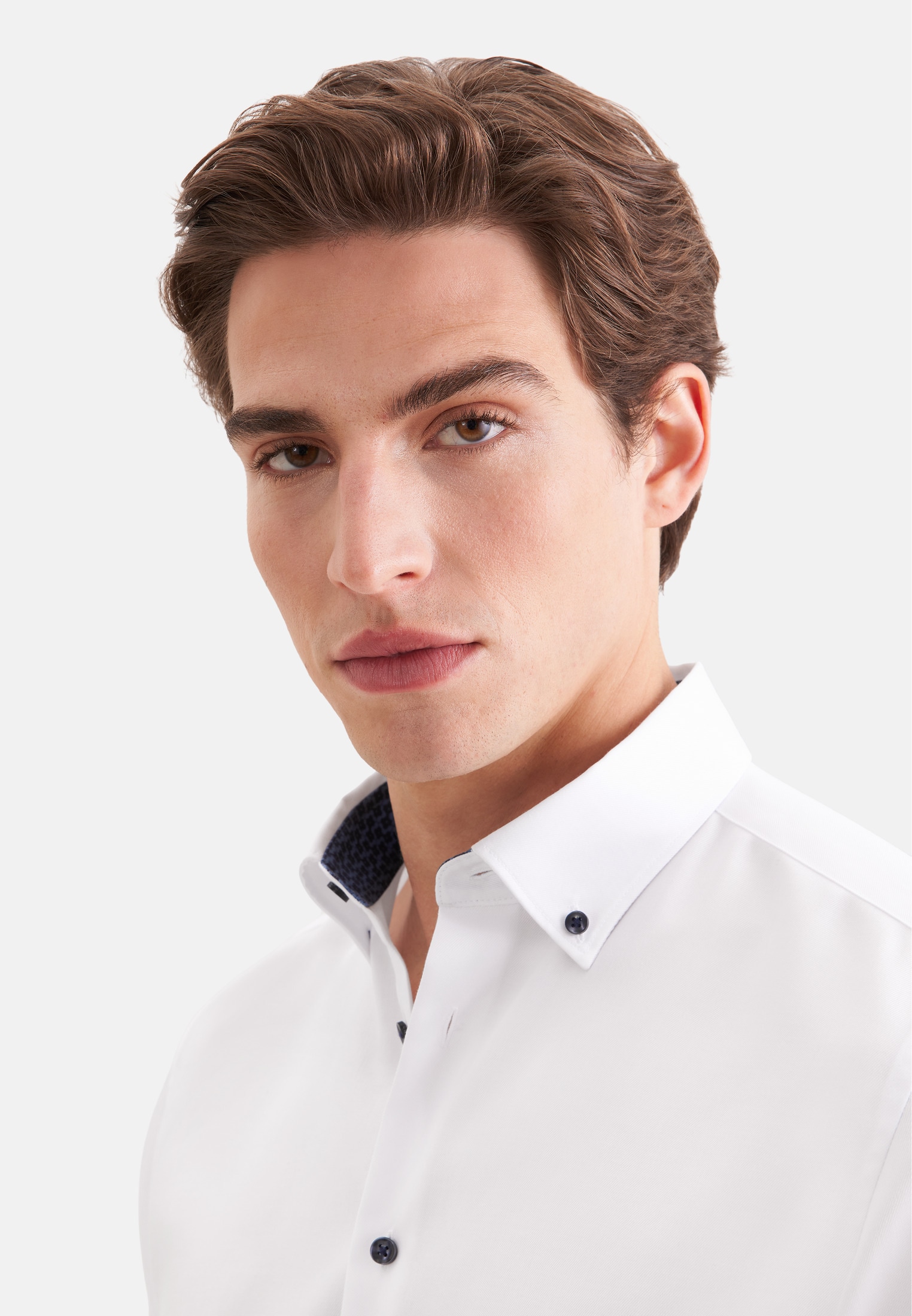 seidensticker Businesshemd »Schwarze Rose« Slim 1/1 Button-Down-Kragen Uni