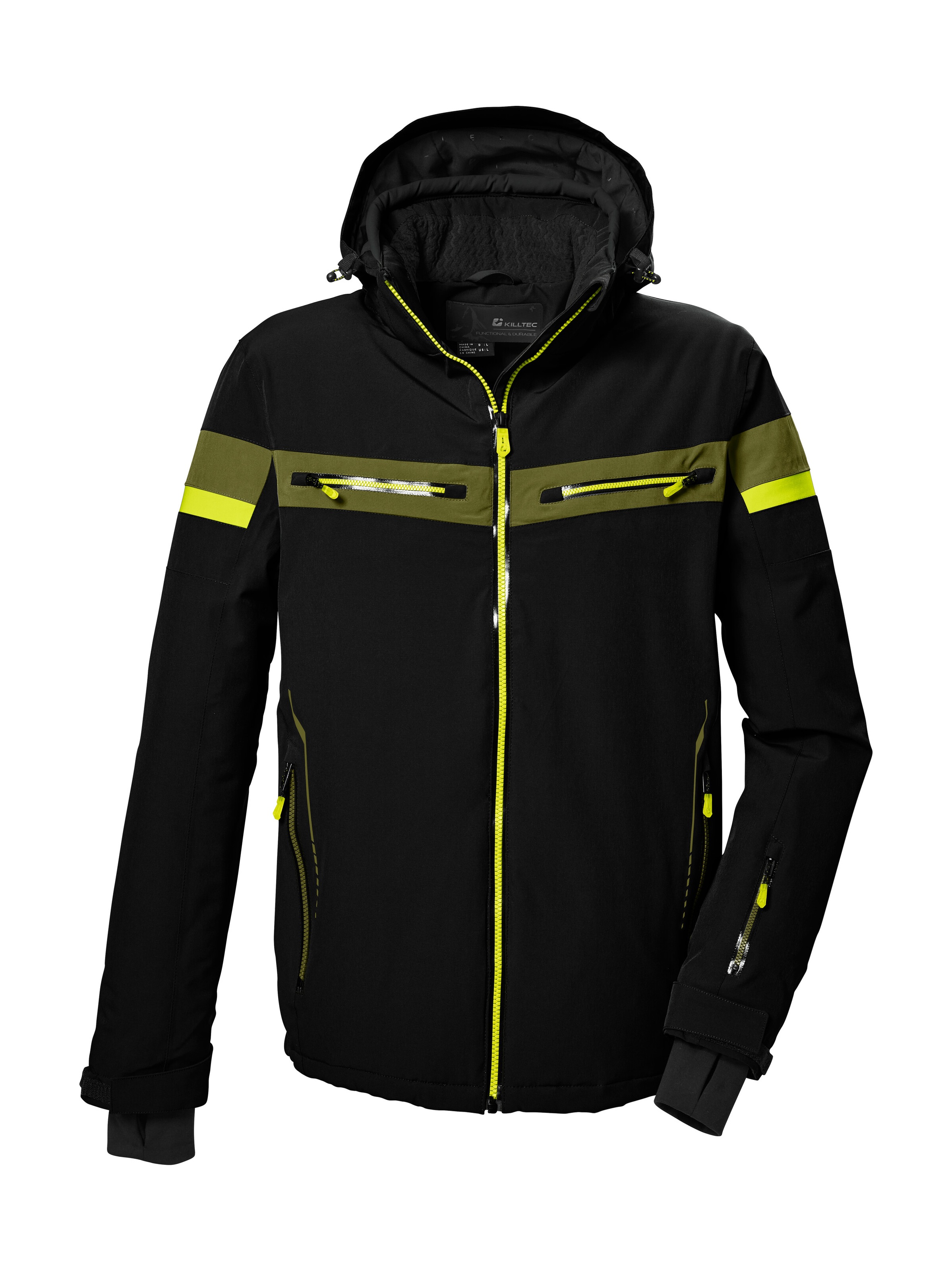 Killtec Skijacke »MN Ski JCKT«, Atmungsaktive, wasserdichte Herren Funktionsjacke, verschweißte Nähte