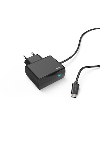 Hama USB-Ladegerät »Ladegerät, Micro-USB, 2,4 A, Schwarz Netzladegerät« kaufen