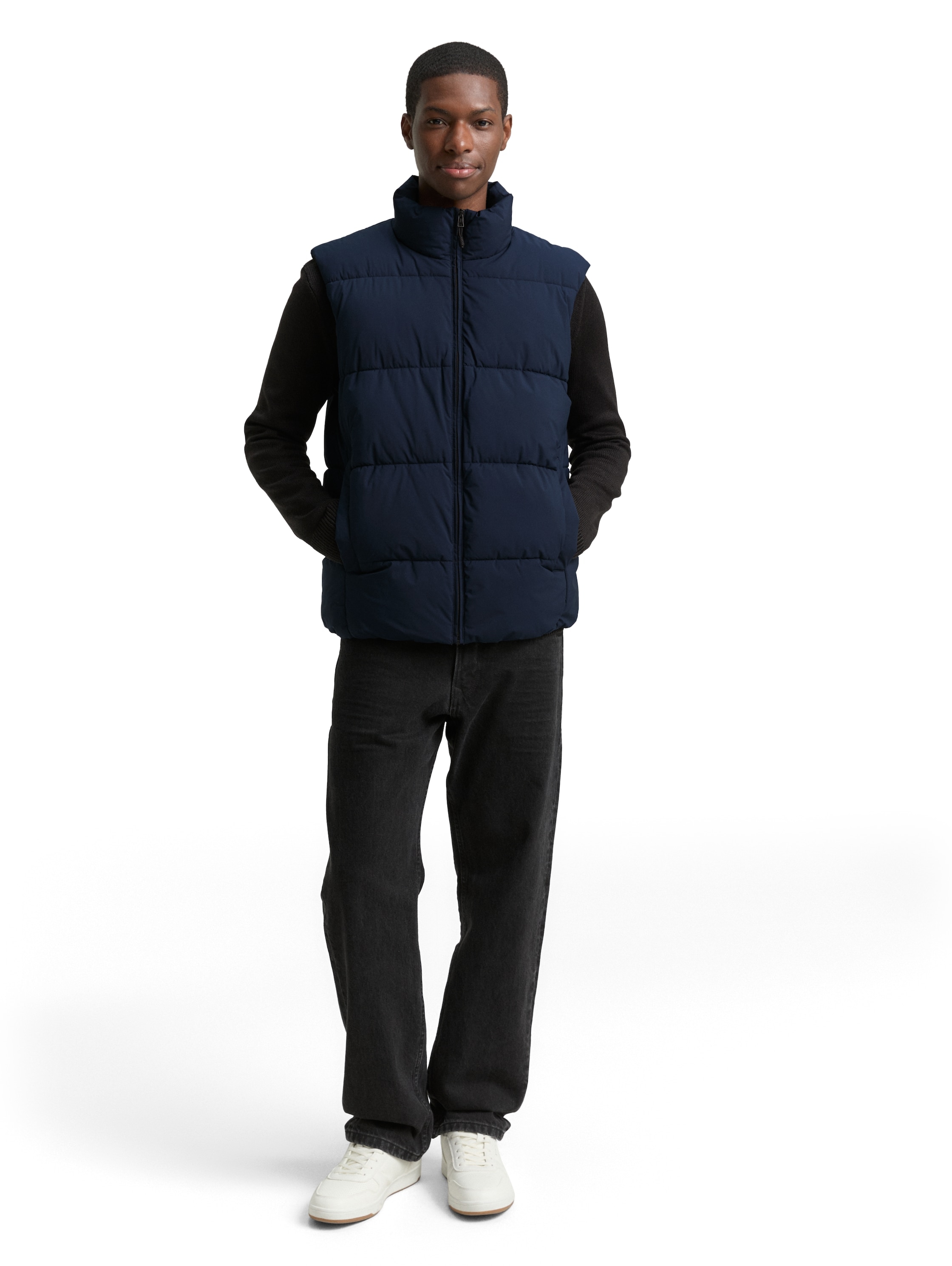 TOM TAILOR Denim Steppjacke mit Taschen