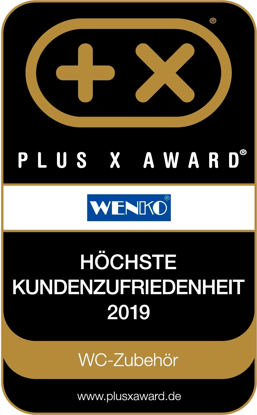 WENKO WC-Garnitur »Granit«, aus Edelstahl-Polyresin (Kunststein), Edelstahl rostfrei