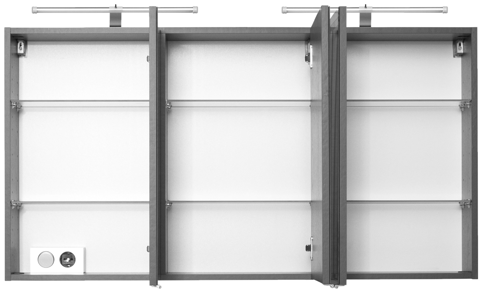 welltime Spiegelschrank »Florida«, Breite 120 cm, mit Spiegeltüren und Türendämpfern