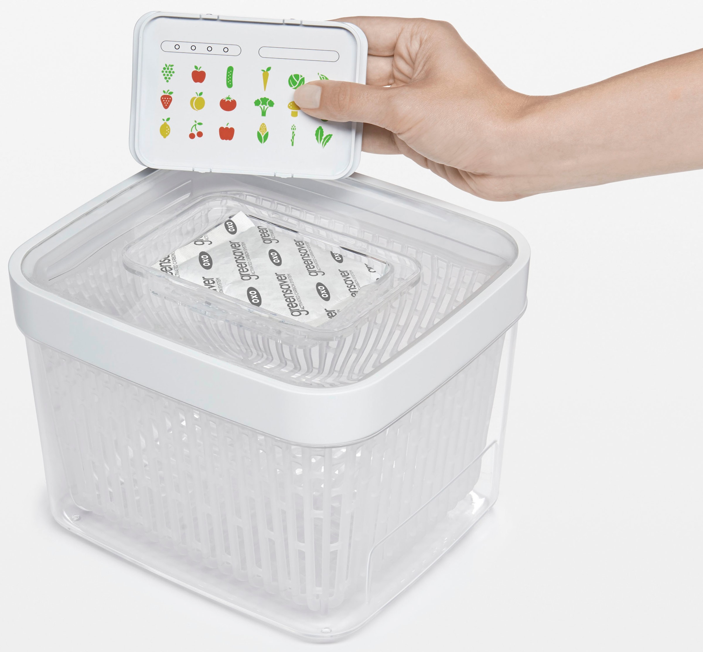 OXO Good Grips Ersatzfilter Set, 4 Stk. tlg. Aktivkohlefilter, Nachfüllpack, 4-teilig