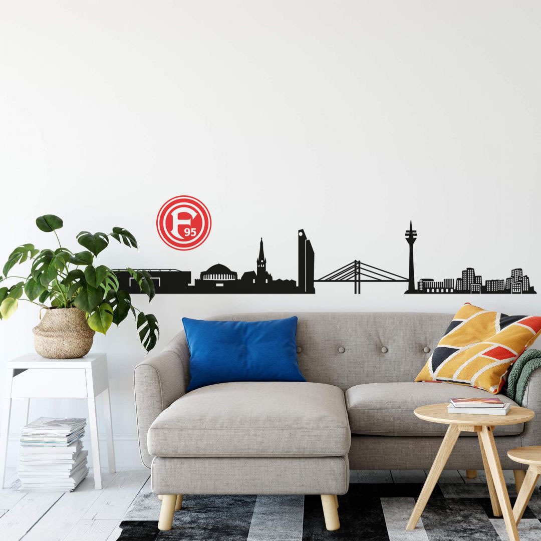 Wall-Art Wandtattoo Shop im OTTO Online selbstklebend, entfernbar Düsseldorf Logo«, kaufen »Fortuna