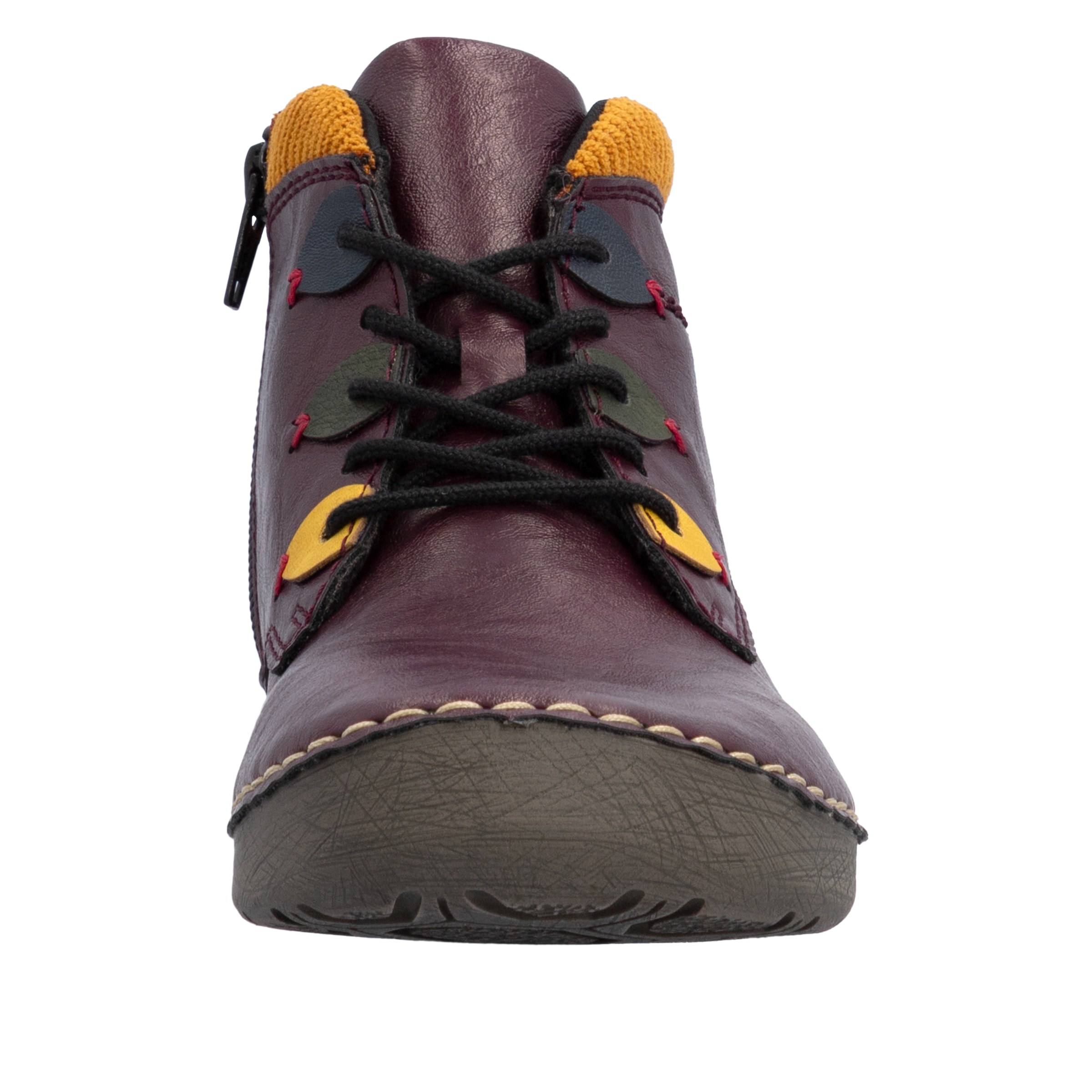Rieker Schnürboots  Stiefelette, Casualboots, High Top Sneaker mit Innenreißverschluss