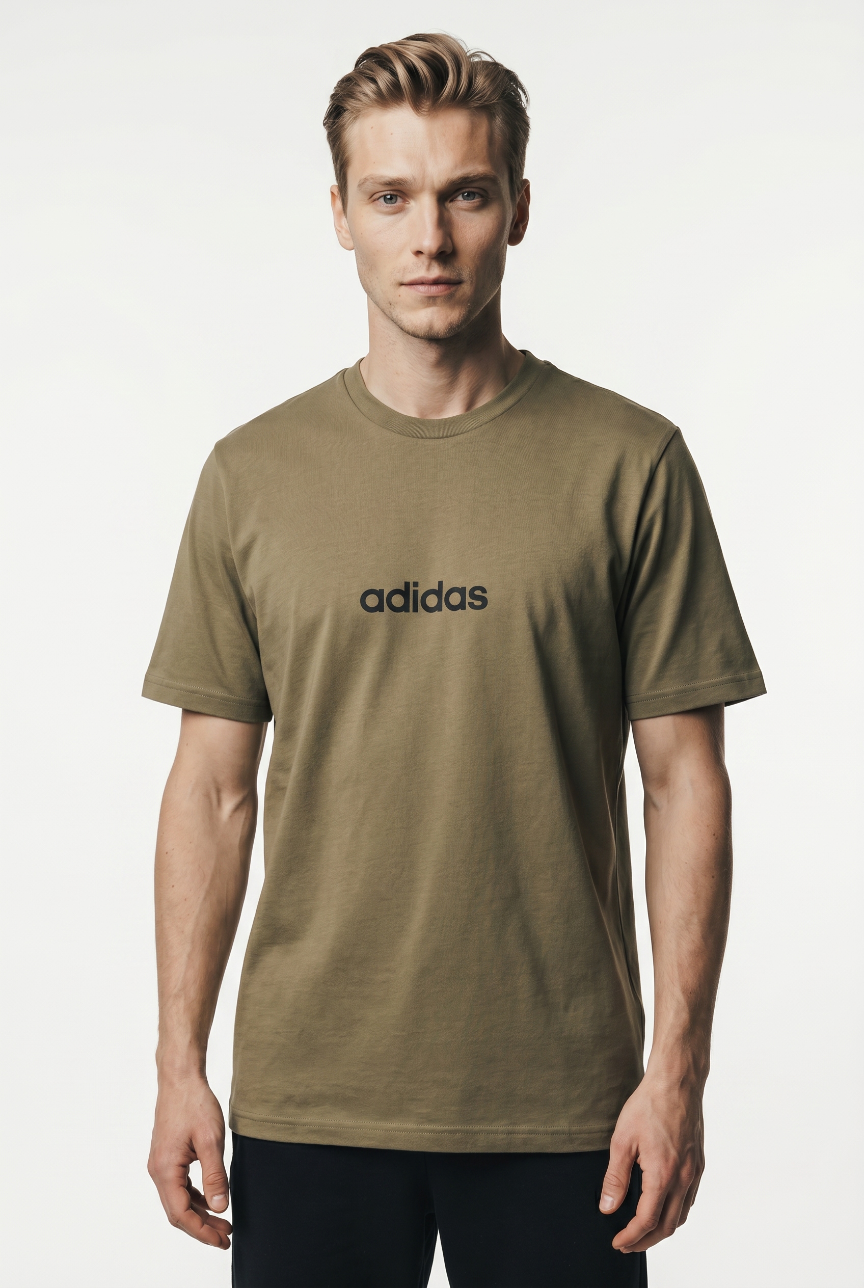 adidas Sportswear T-Shirt »M LIN SJ T« überschnittene Schultern, Kurzarmdesign, aus Baumwolljersey