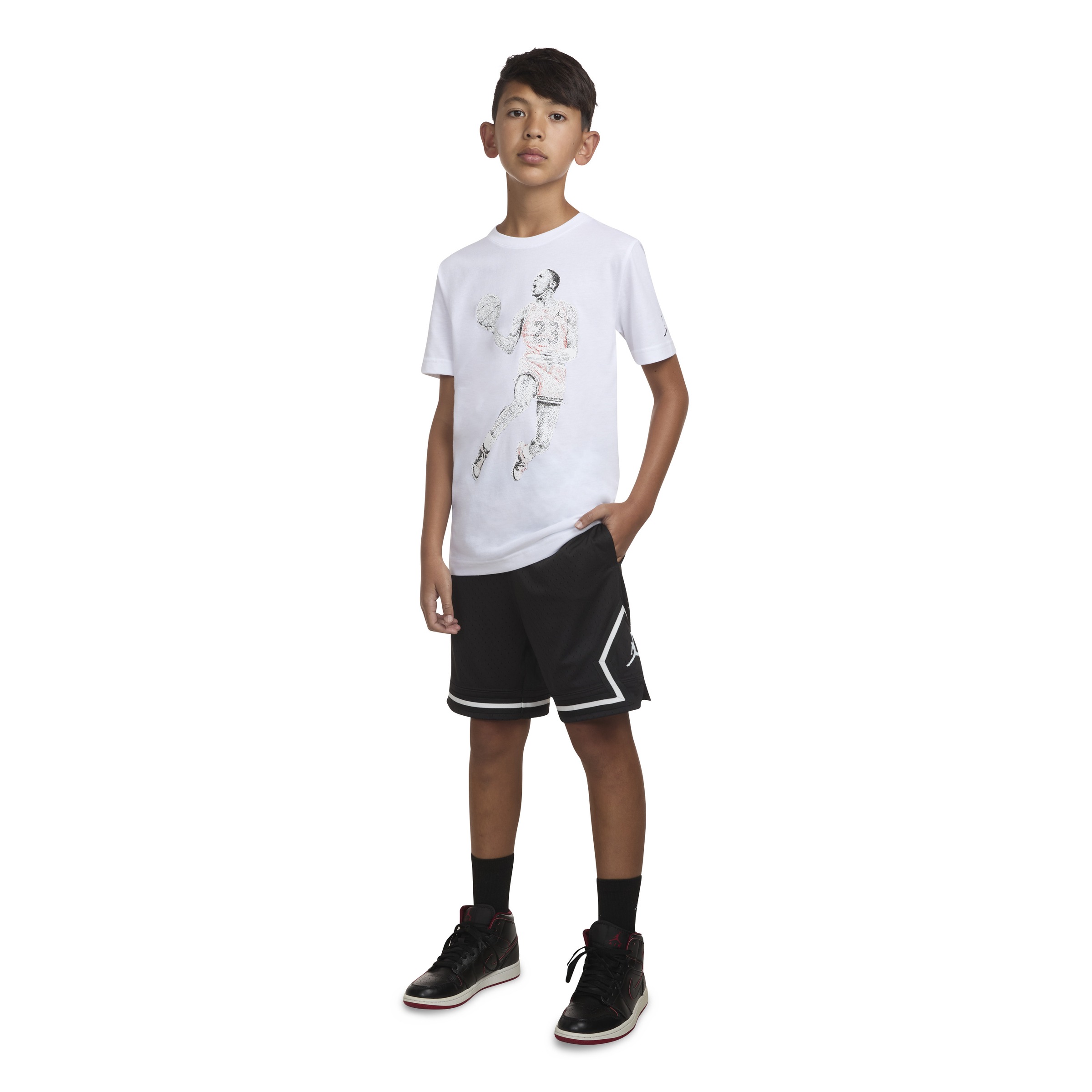 Jordan Funktionsshorts »JDB MJ DF SPORT DIAMOND SHORT«  für Kinder und Jugendliche, schnell trocknend, pflegeleicht
