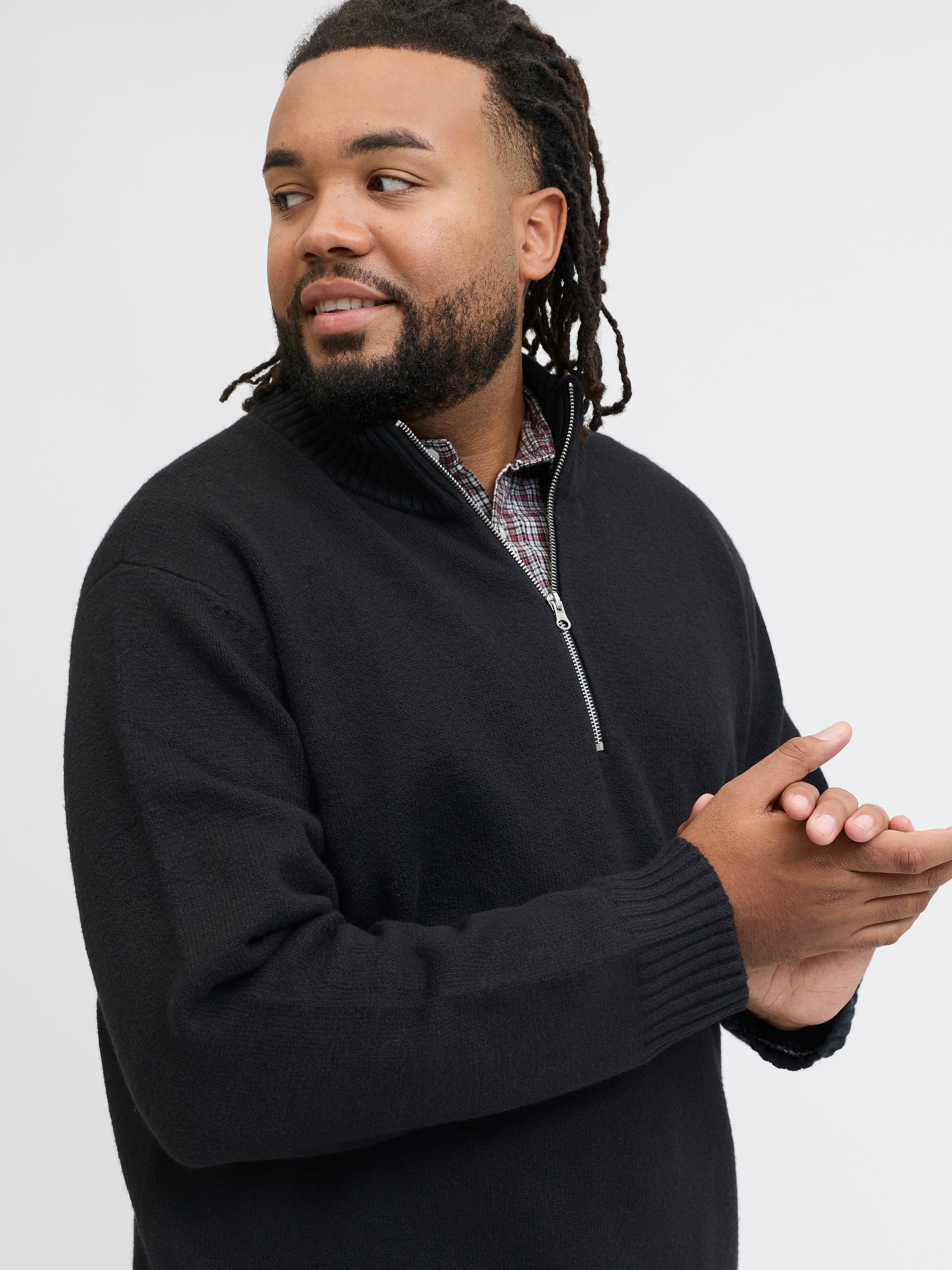 Jack & Jones PlusSize Troyer »JORNORREBRO KNIT HALF ZIP PLS«