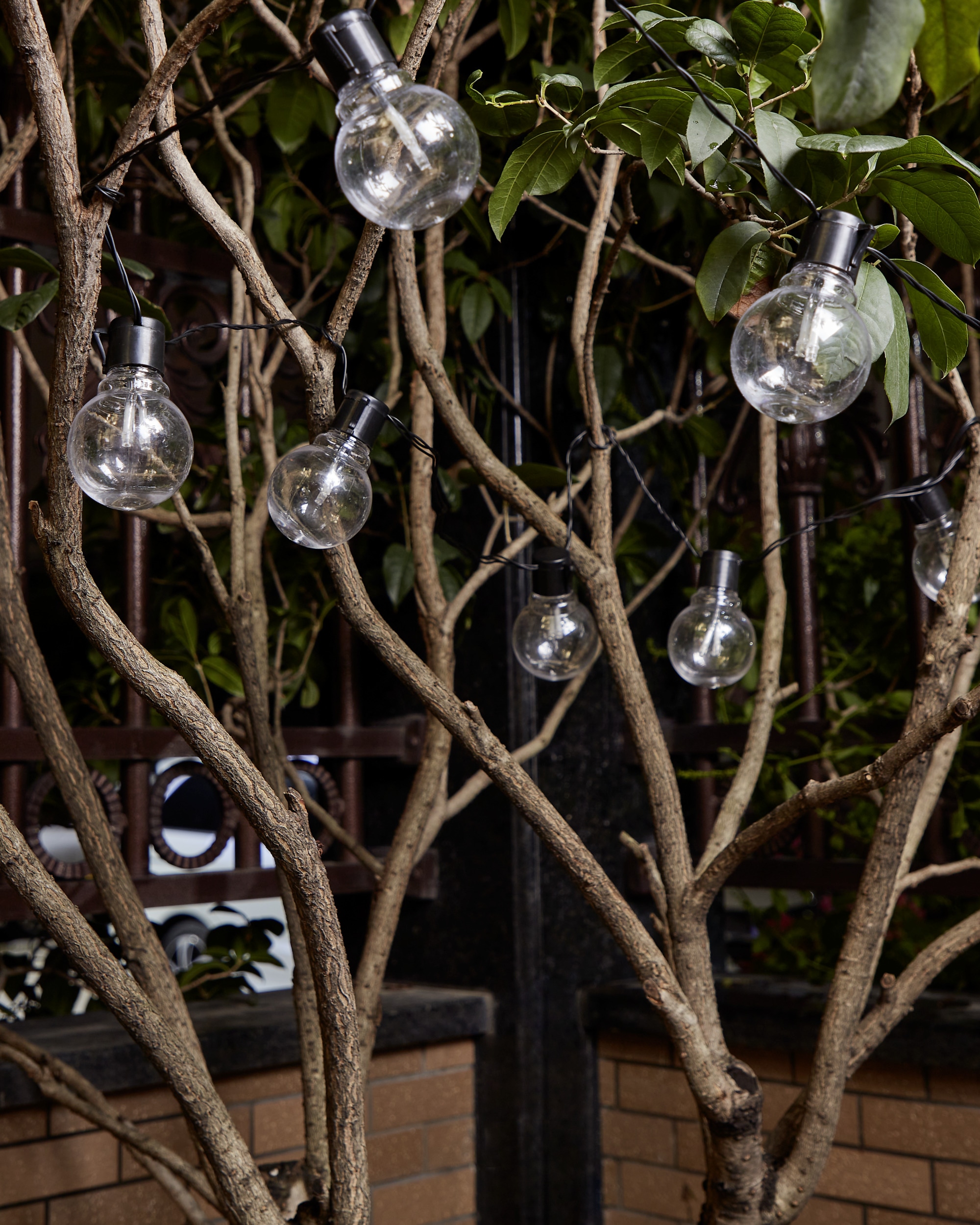 EGLO Lichterkette »LED Lichterkette , Balkon Deko, IP44, mit Glühbirnen, dekorative« 16 Stk.-flammig aus Kunststoff, 4,5m Kabel, 16 Birnen, Outdoor, Terrasse, Balkon