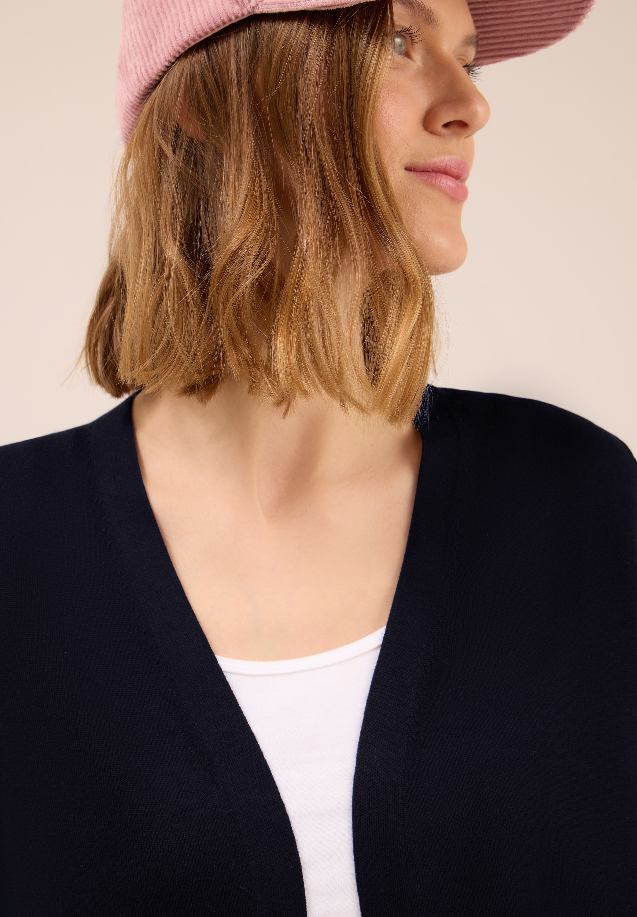 Cecil Longstrickjacke, softe Baumwollmischung