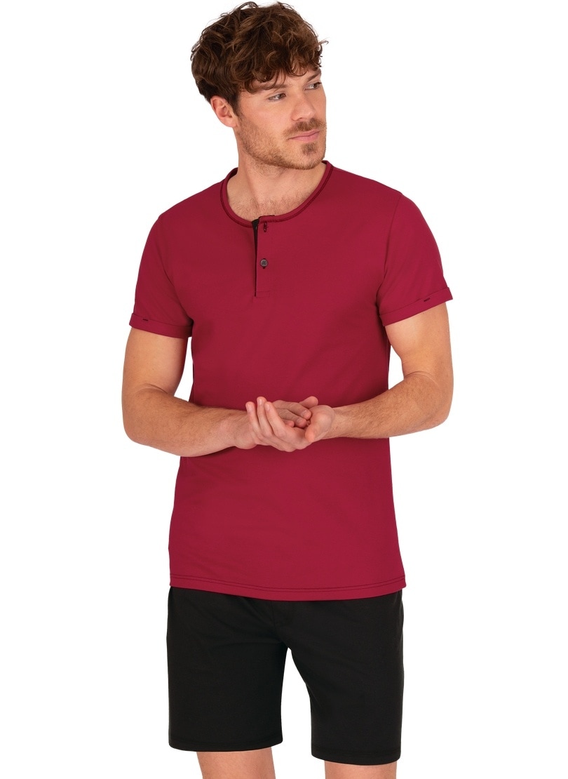 »TRIGEMA Shop (kbA)« aus Biobaumwolle Schlafanzug Online Schlafanzug Kurzer im Trigema OTTO