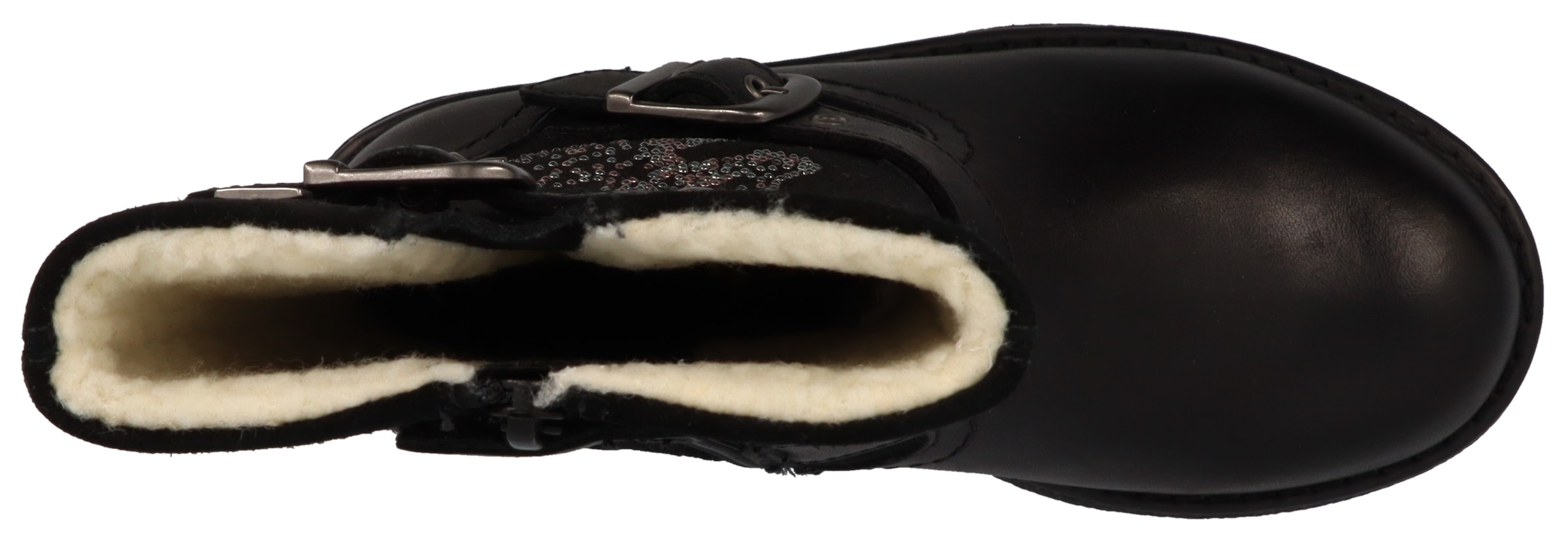 Lurchi Winterstiefel »Heidi-TEX«, Langschaftstiefel mit Zierschnallen, Größenschablone zum Download