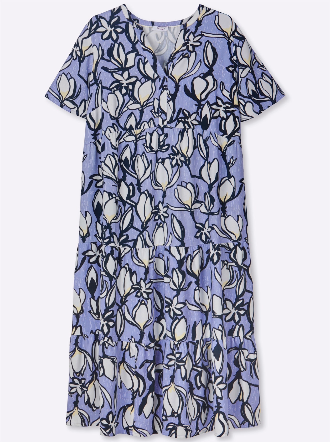 Sheego Maxikleid »Webkleid«