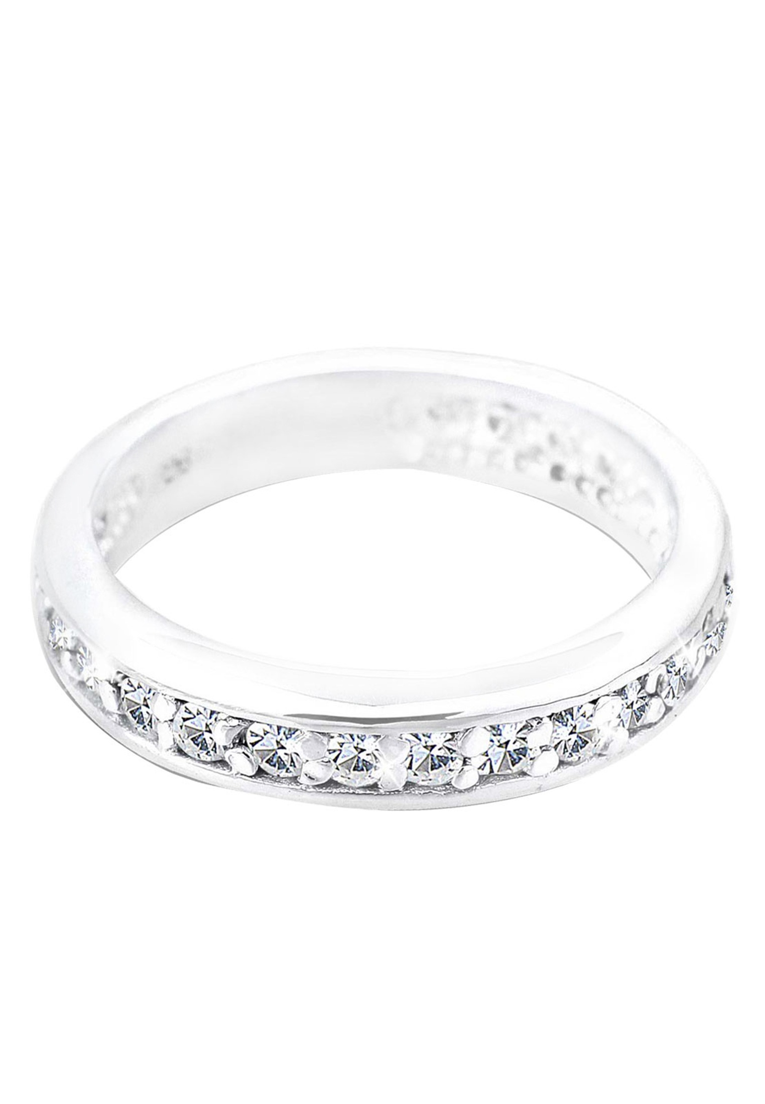 Elli Silberring »Ring Memoire 925 Silber, mit Kristallen von Swarovski®«