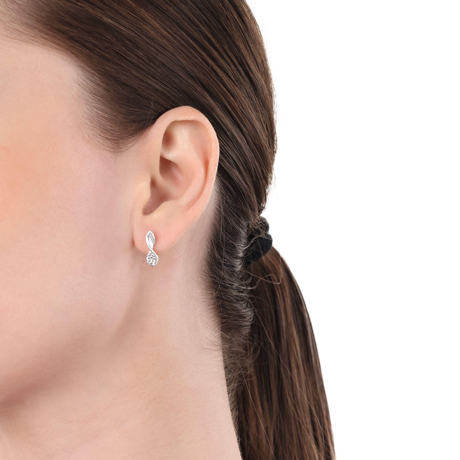 Amor Paar Ohrstecker »Schmuck Geschenk« mit Zirkonia (synth.)