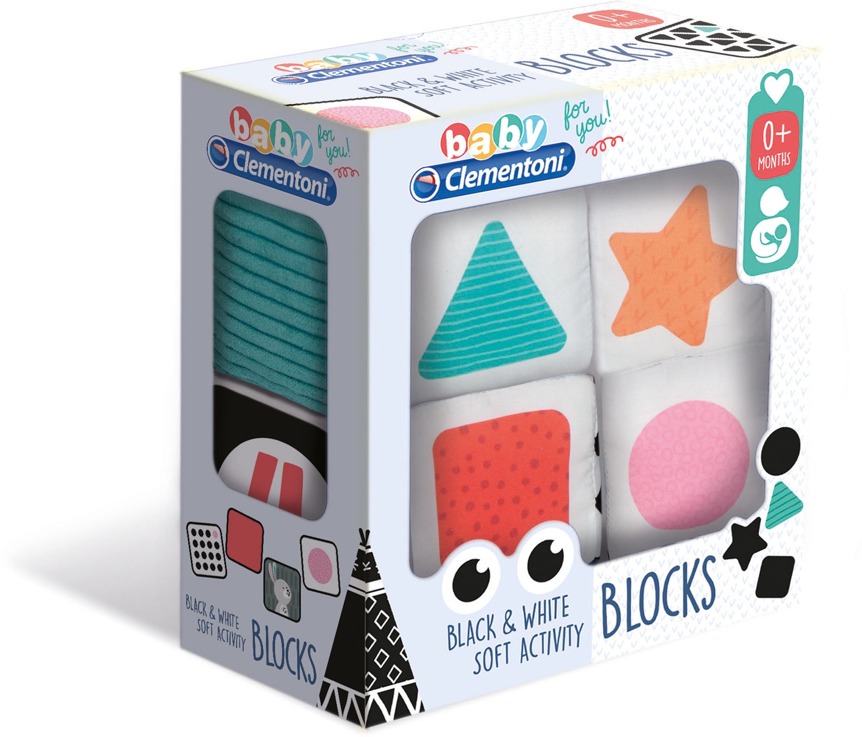 Clementoni® Lernspielzeug »Clementoni Baby - Black & White Würfel«