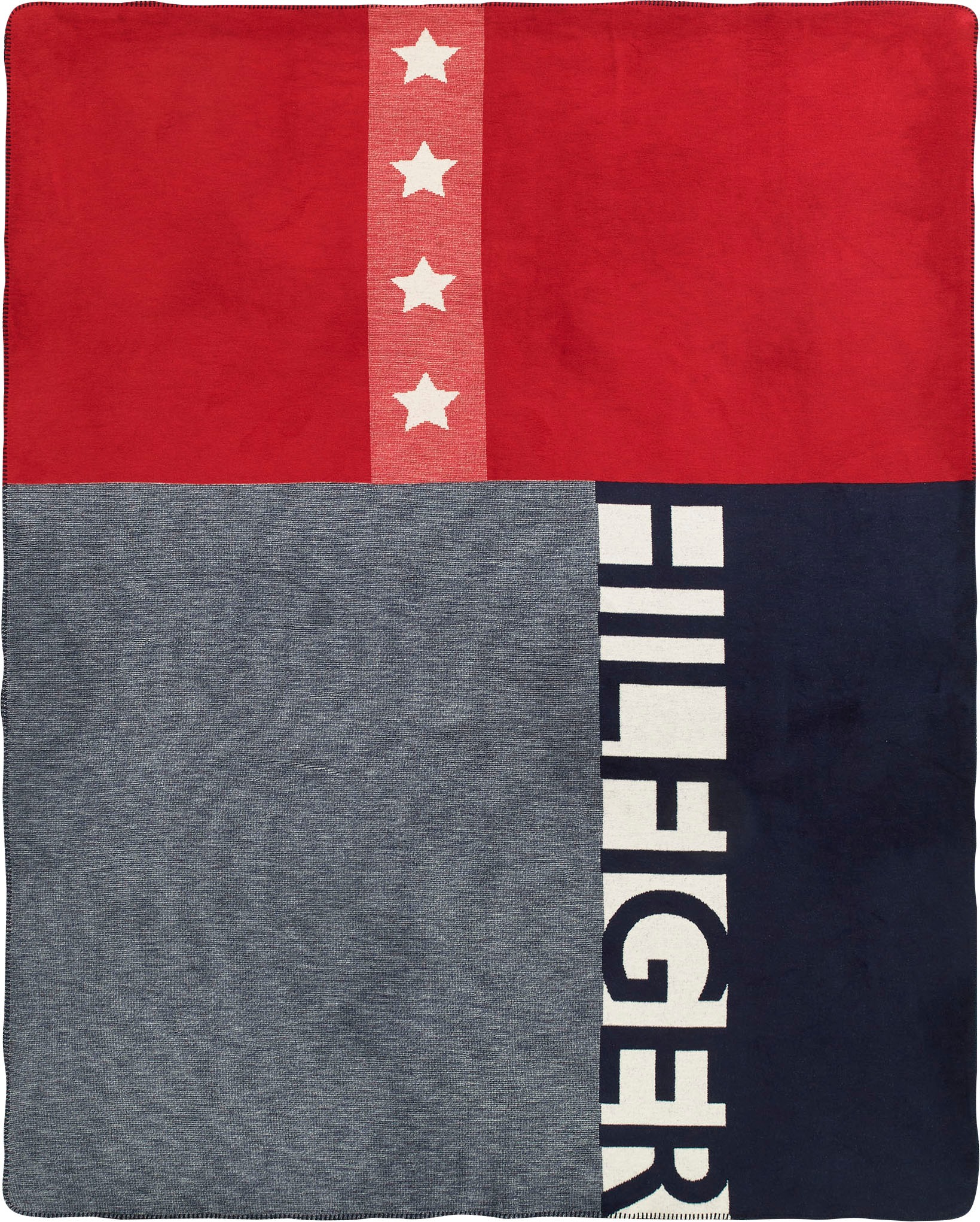 TOMMY HILFIGER Plaid »American Flag«, mit Sternen
