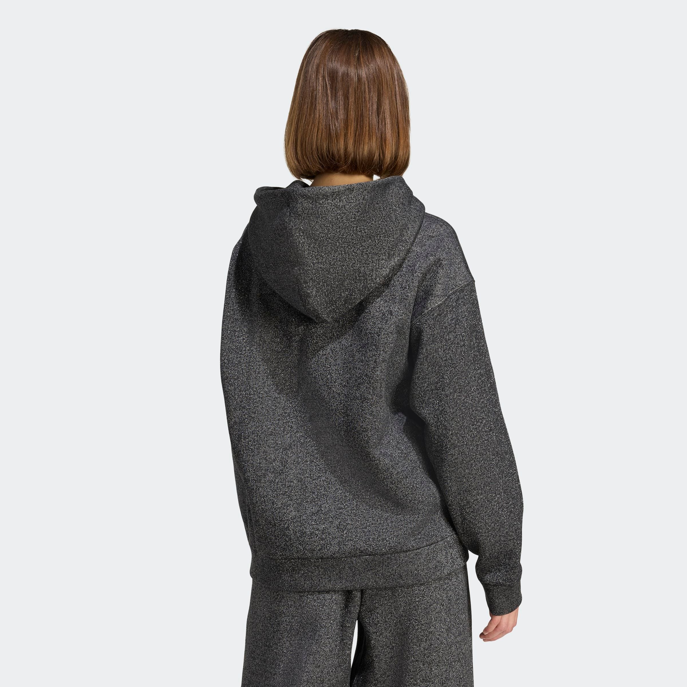 adidas Sportswear Kapuzensweatshirt »ALL SZN HOLIDAY GLITTER FLEECE LOOSE HOODIE«
