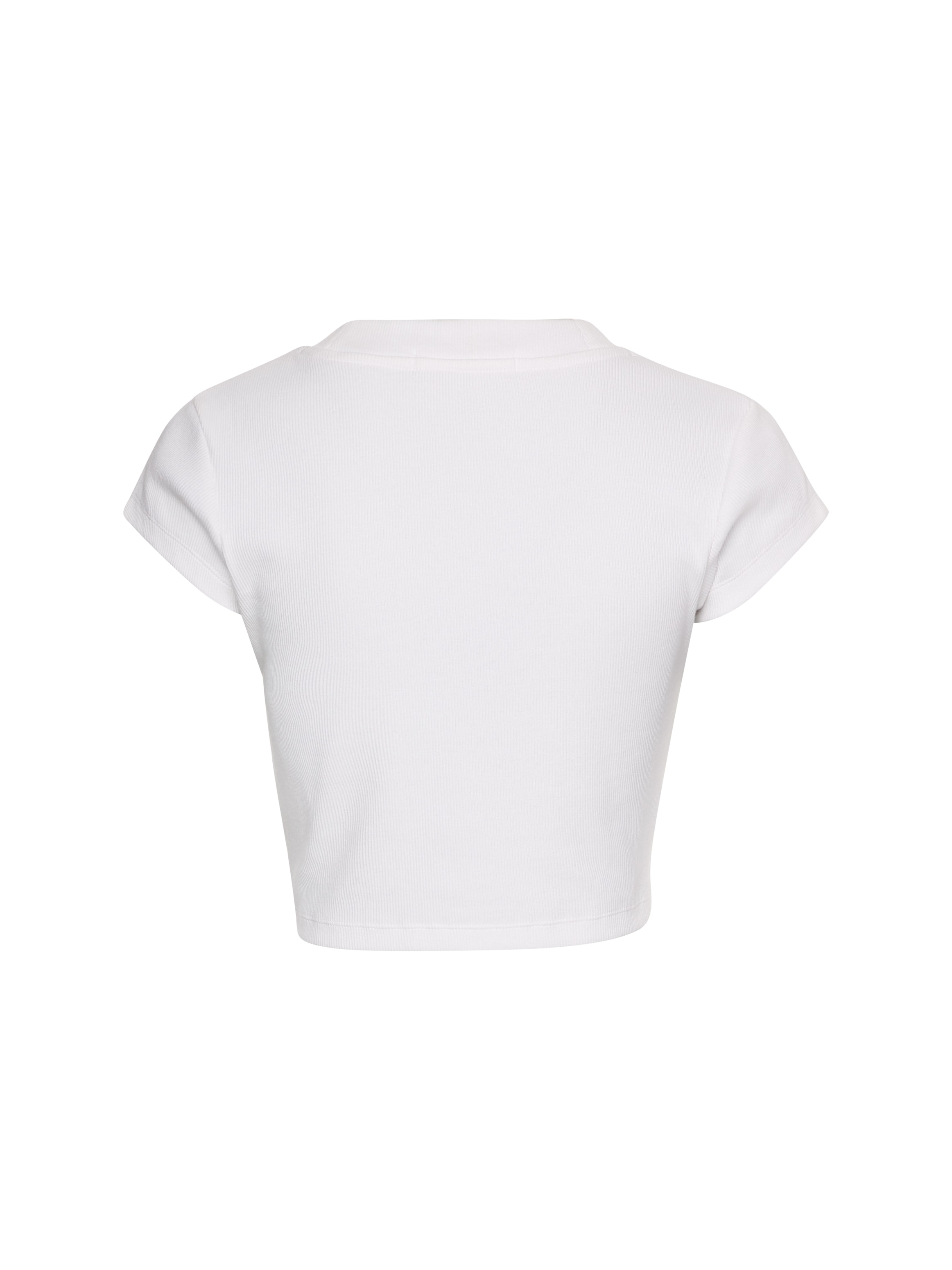 Calvin Klein Jeans T-Shirt »CK RIB BABY TEE«, in kurzer Form