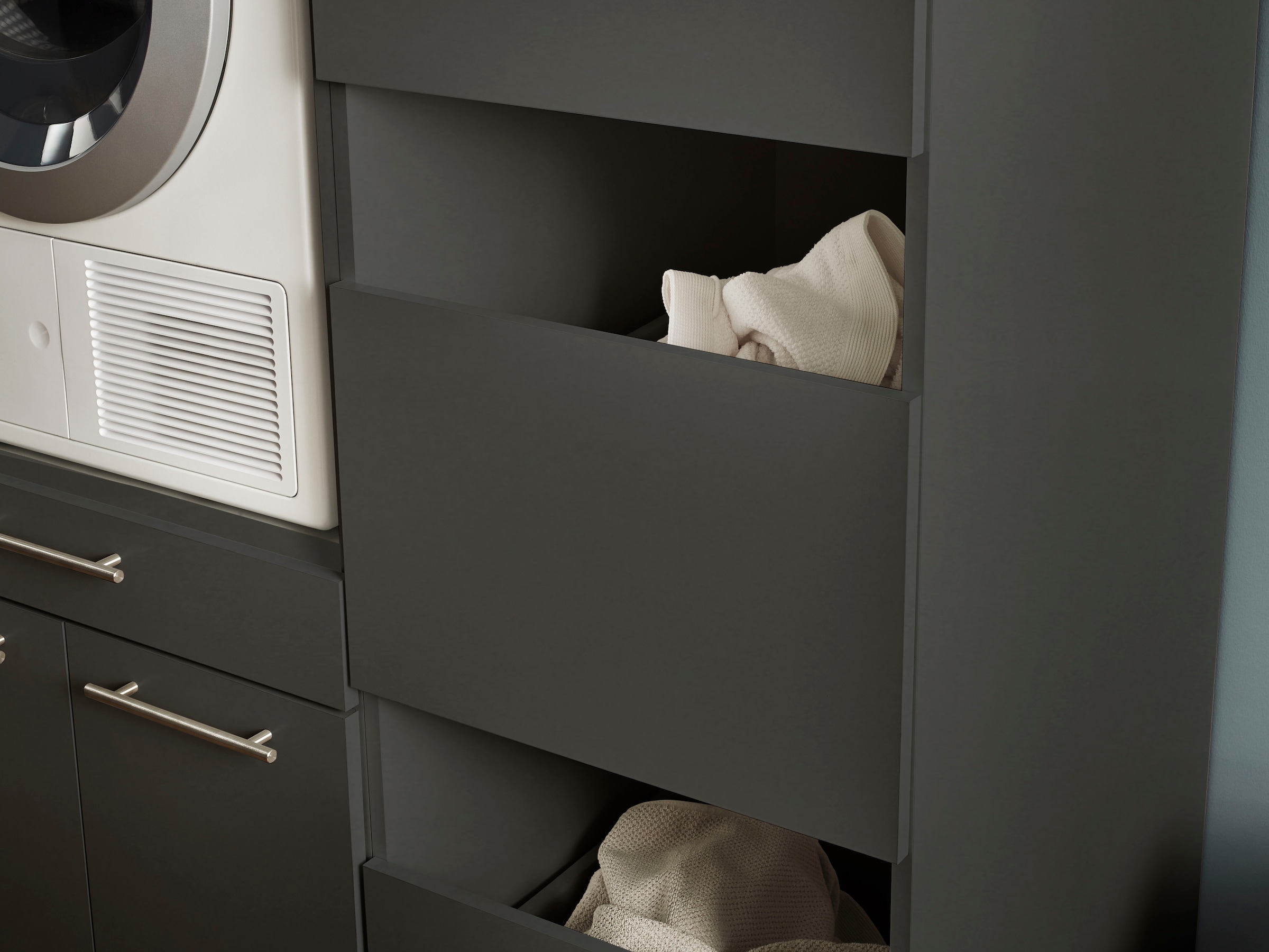 Laundreezy Mehrzweckschrank-Set »Laundreezy, 7-tlg. Mehrzweckschrank-Set B/H/T 186/238/68 cm« 7 Stk. tlg.