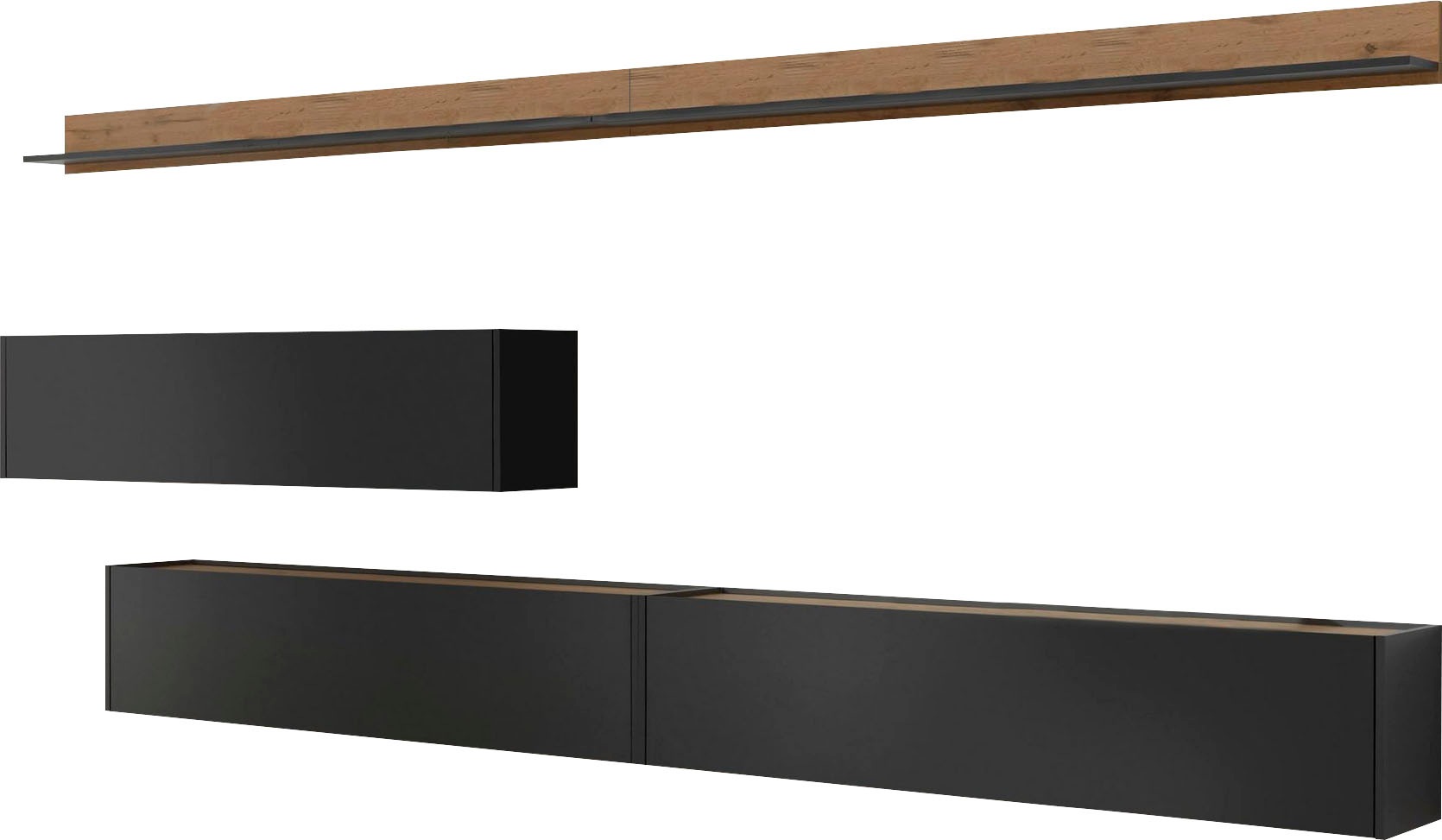 INOSIGN Wohnwand »City/Giron«, (Set, 5 St.), Breite ca. 340 cm