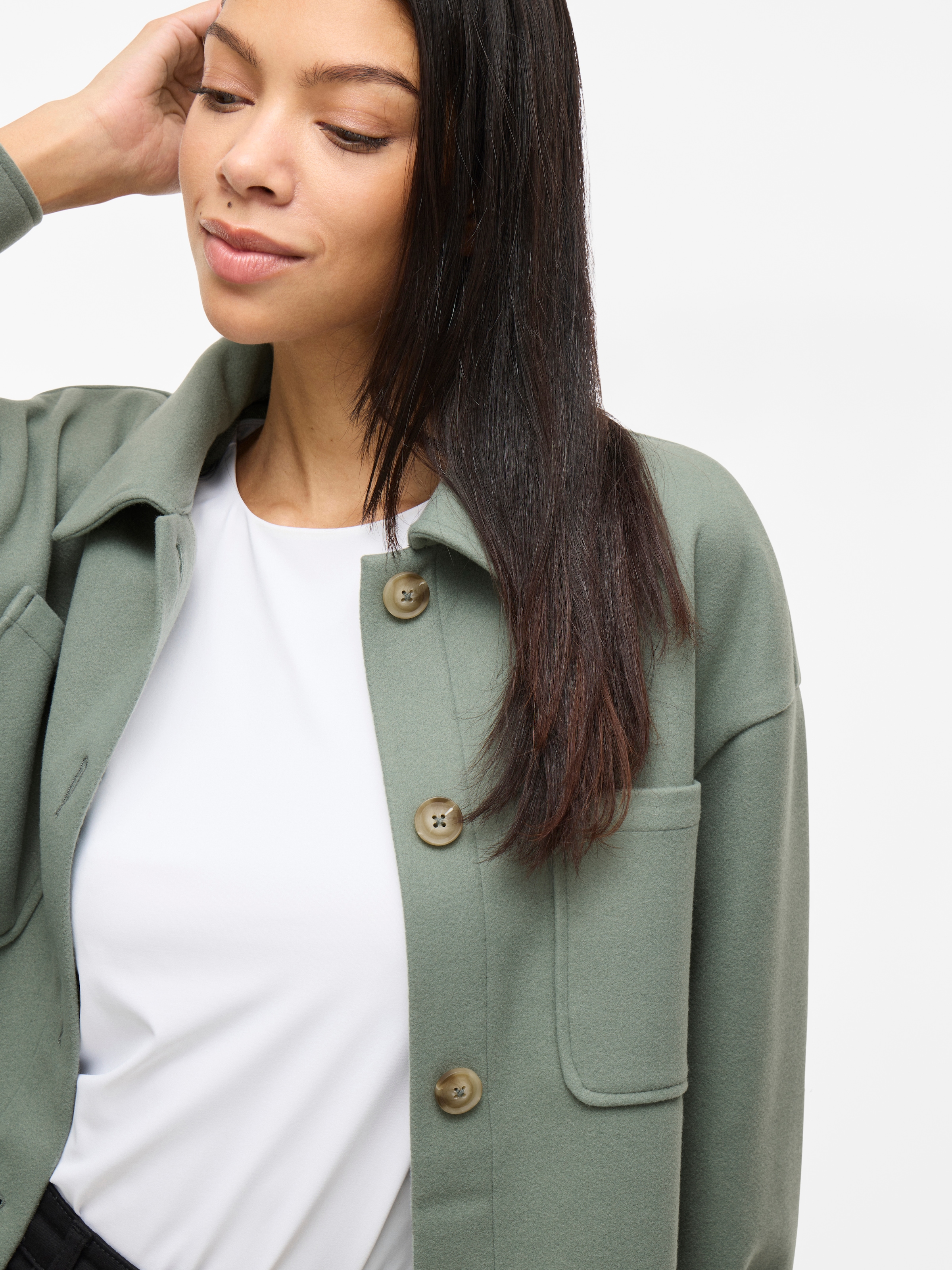 Vila Hemdjacke »VIKIMMI SHIRT L/S JACKET - NOOS«