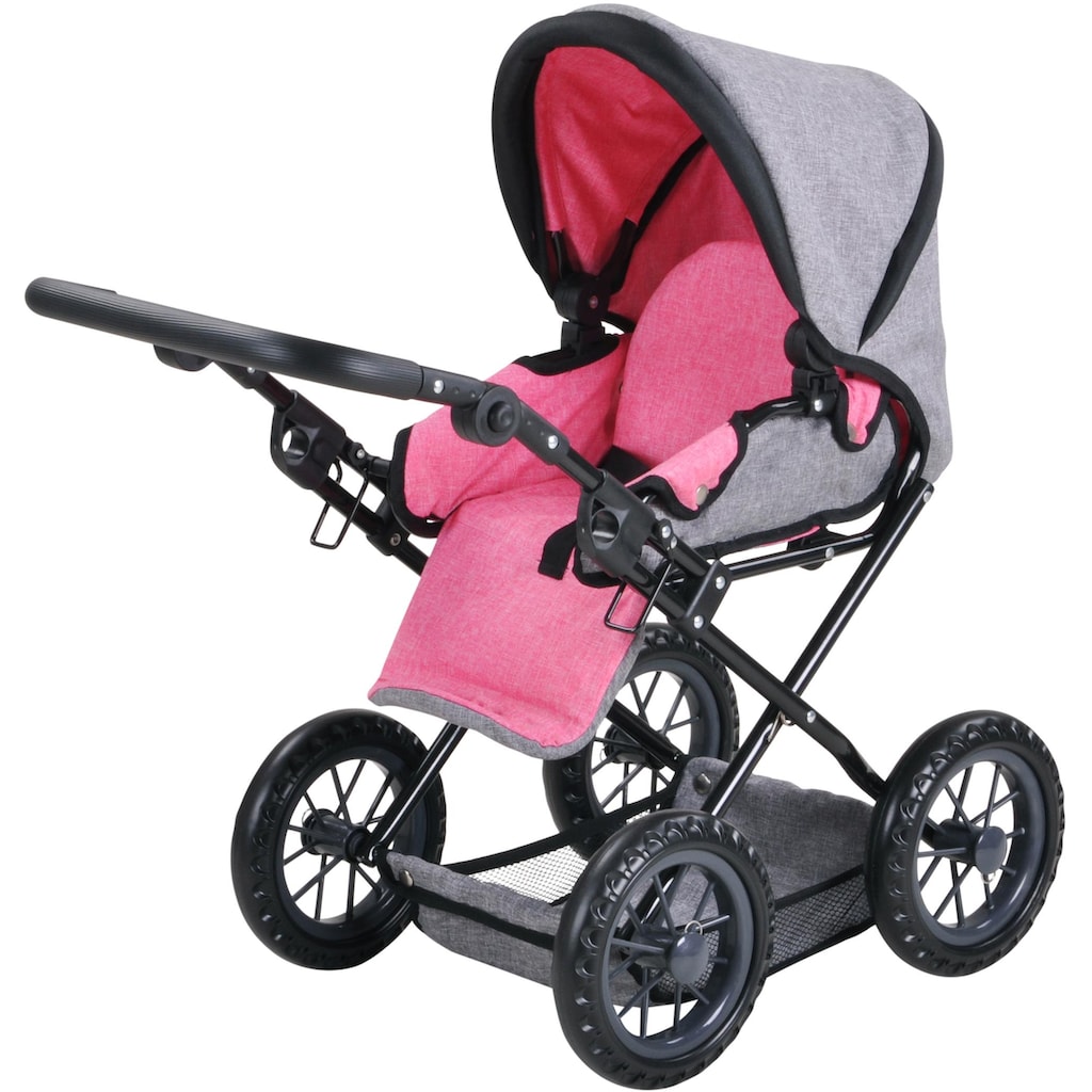 Knorrtoys® Kombi-Puppenwagen »Ruby - Jeans Grey«