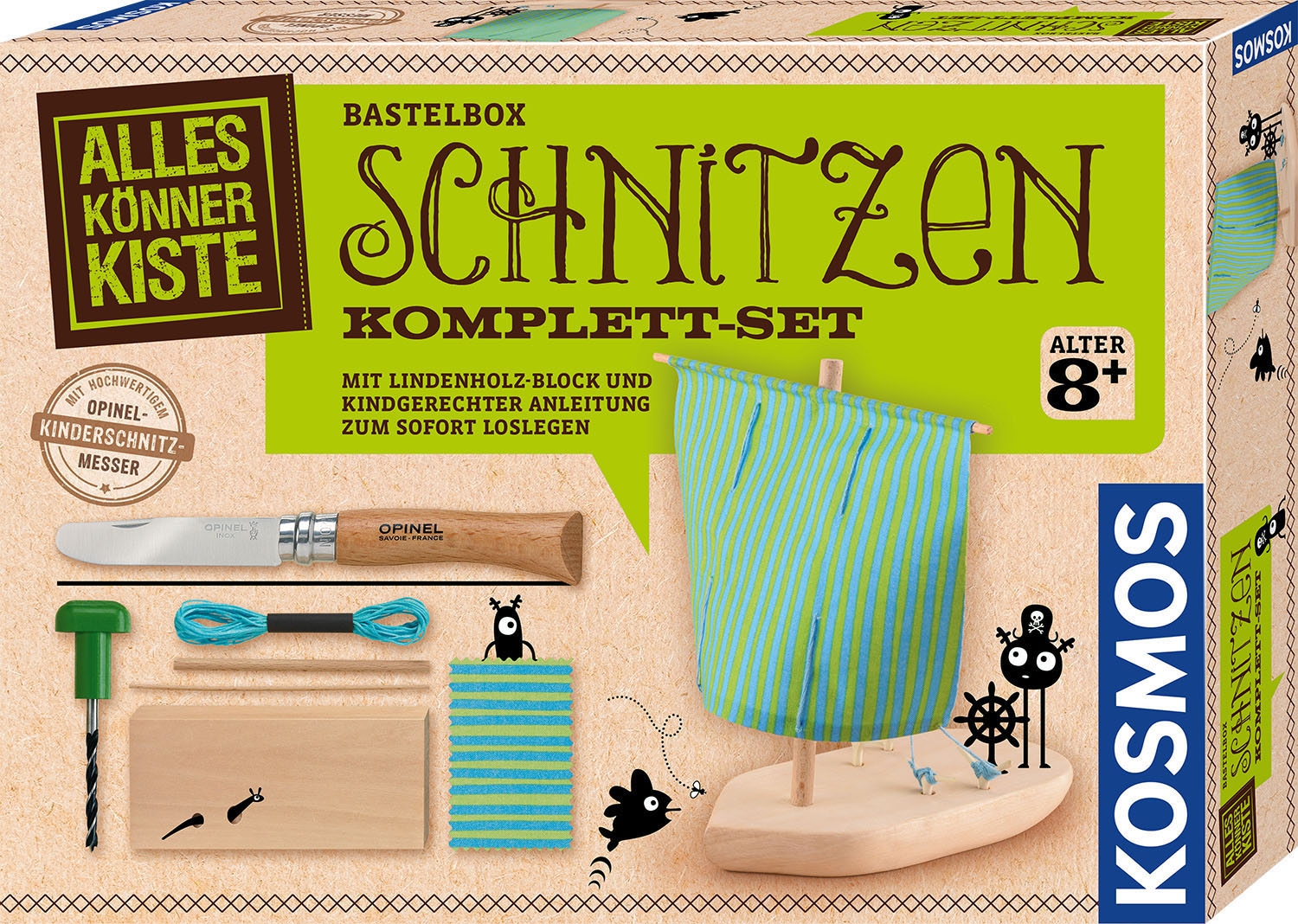 Kreativset »AllesKönnerKiste Schnitzen«, Made in Germany