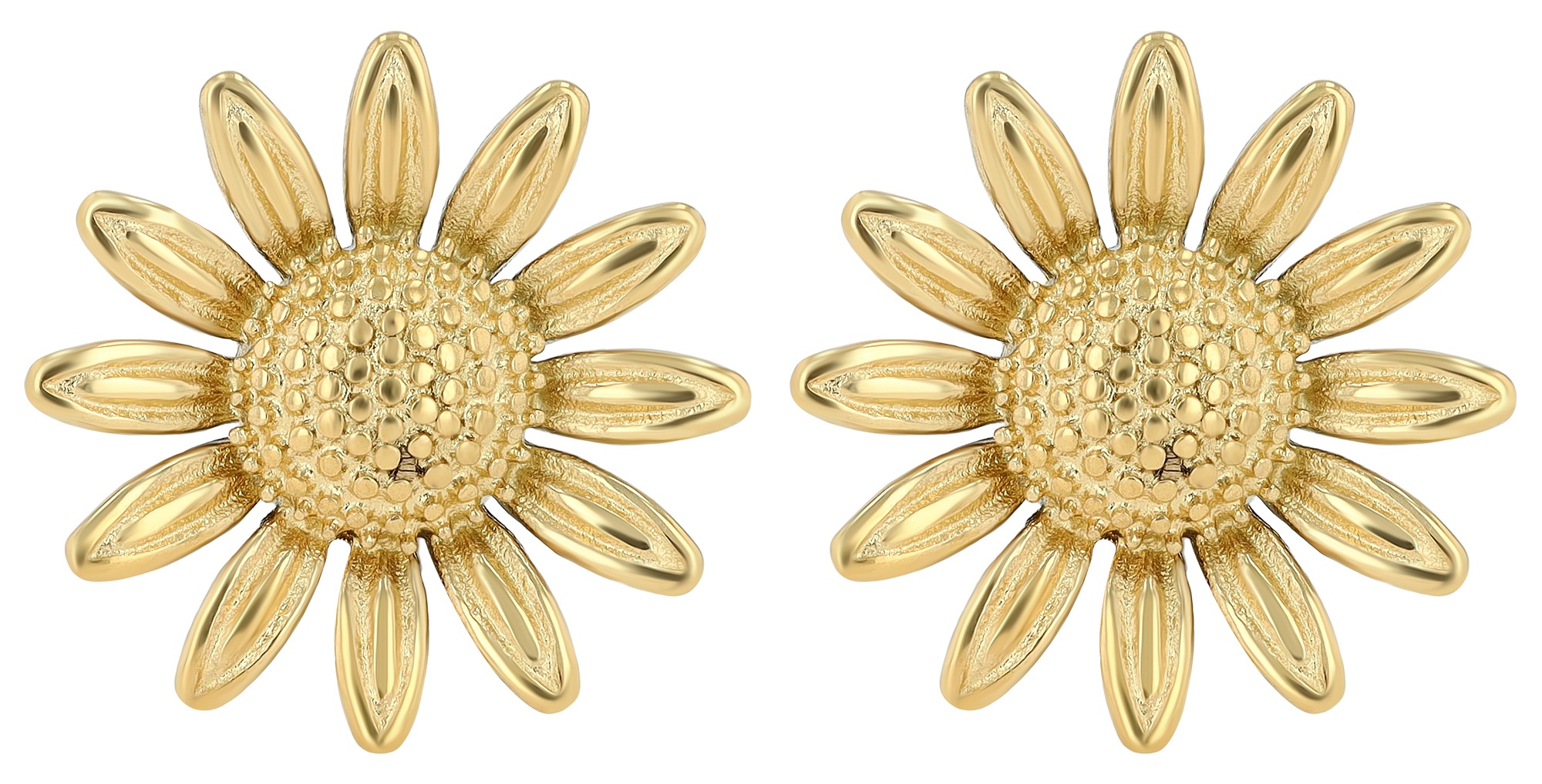 Adelia´s Paar Ohrstecker »Damen Ohrringe ¿ Ohrstecker Sonne aus Edelstahl«