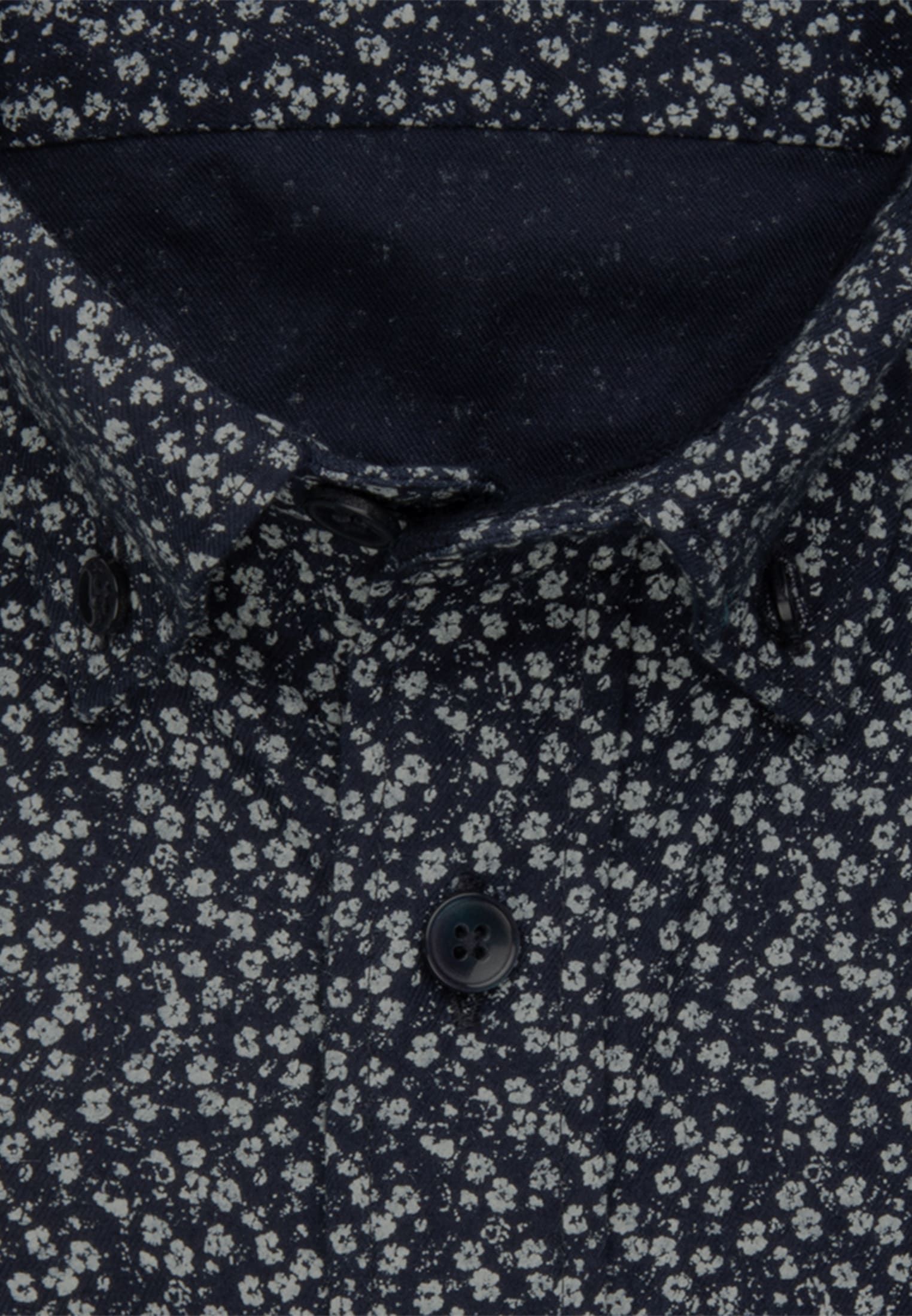 seidensticker Businesshemd »Schwarze Rose«, Regular Langarm Button-Down-Kragen Druck