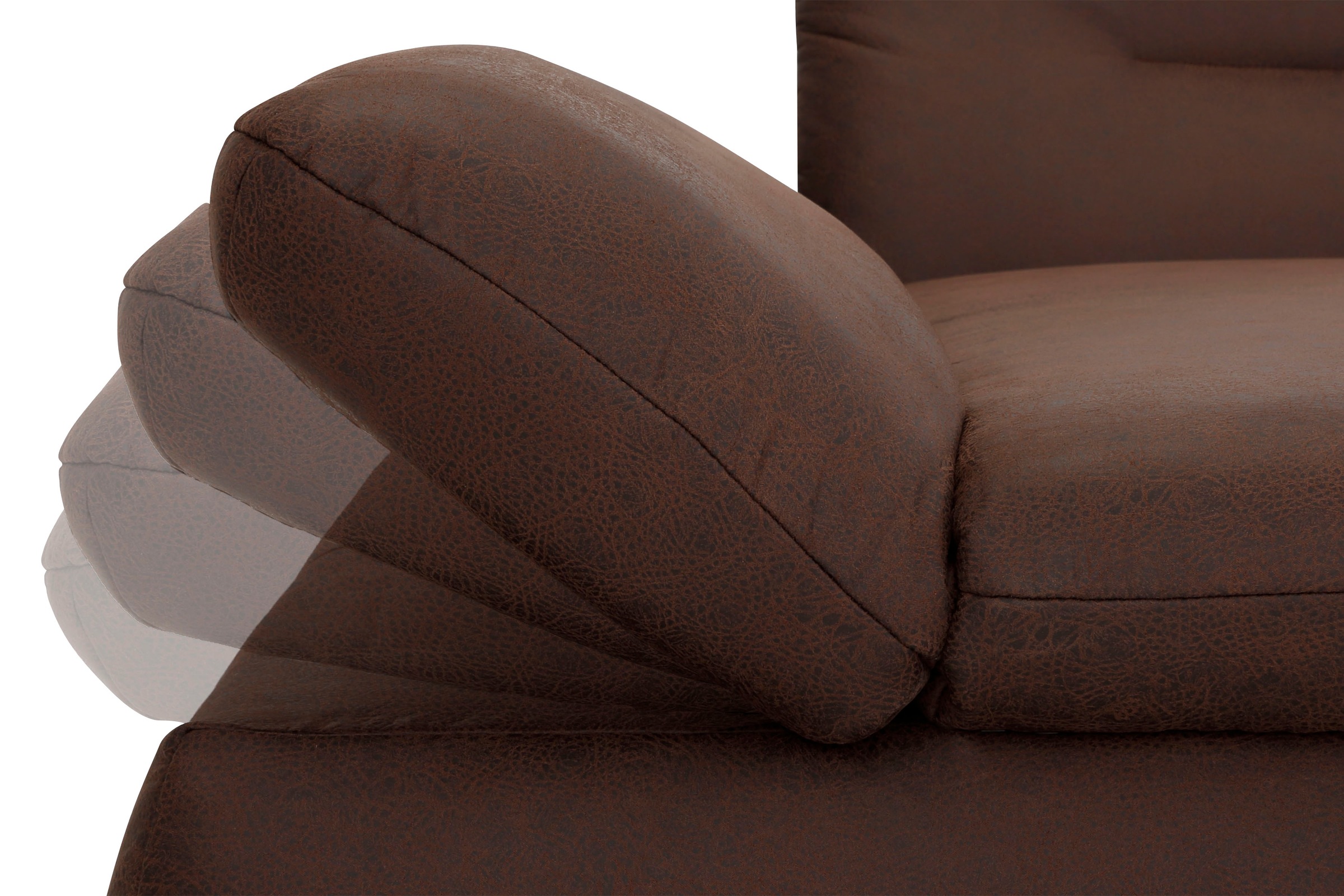 INOSIGN Wohnlandschaft »Avesa U-Form«, Wahlweise mit Armteilverstellung und Bettfunktion, B/T/H: 355/216/80cm