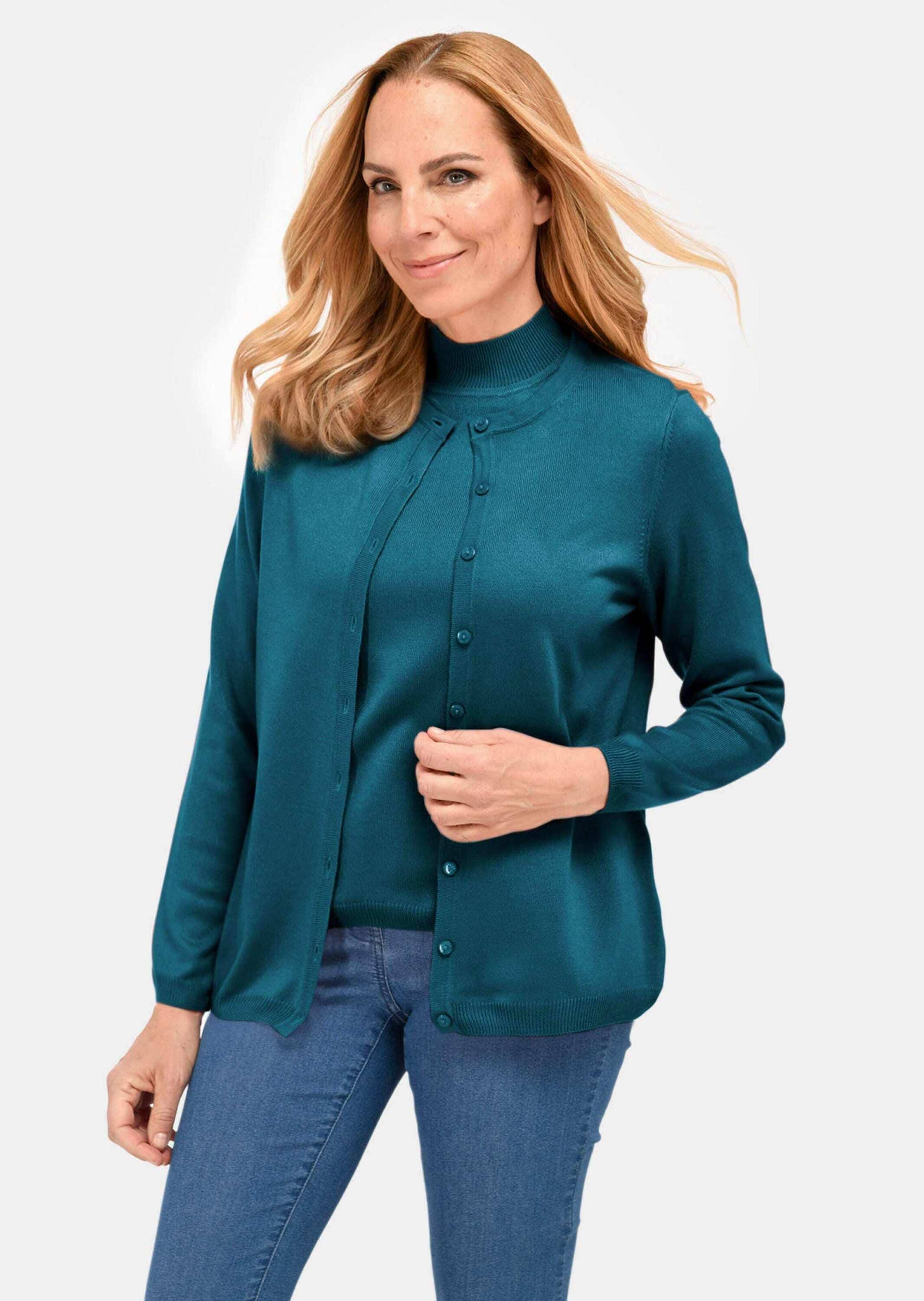 GOLDNER Strickpullover »Kurzgröße Pflegeleichtes Basic-Strickset«