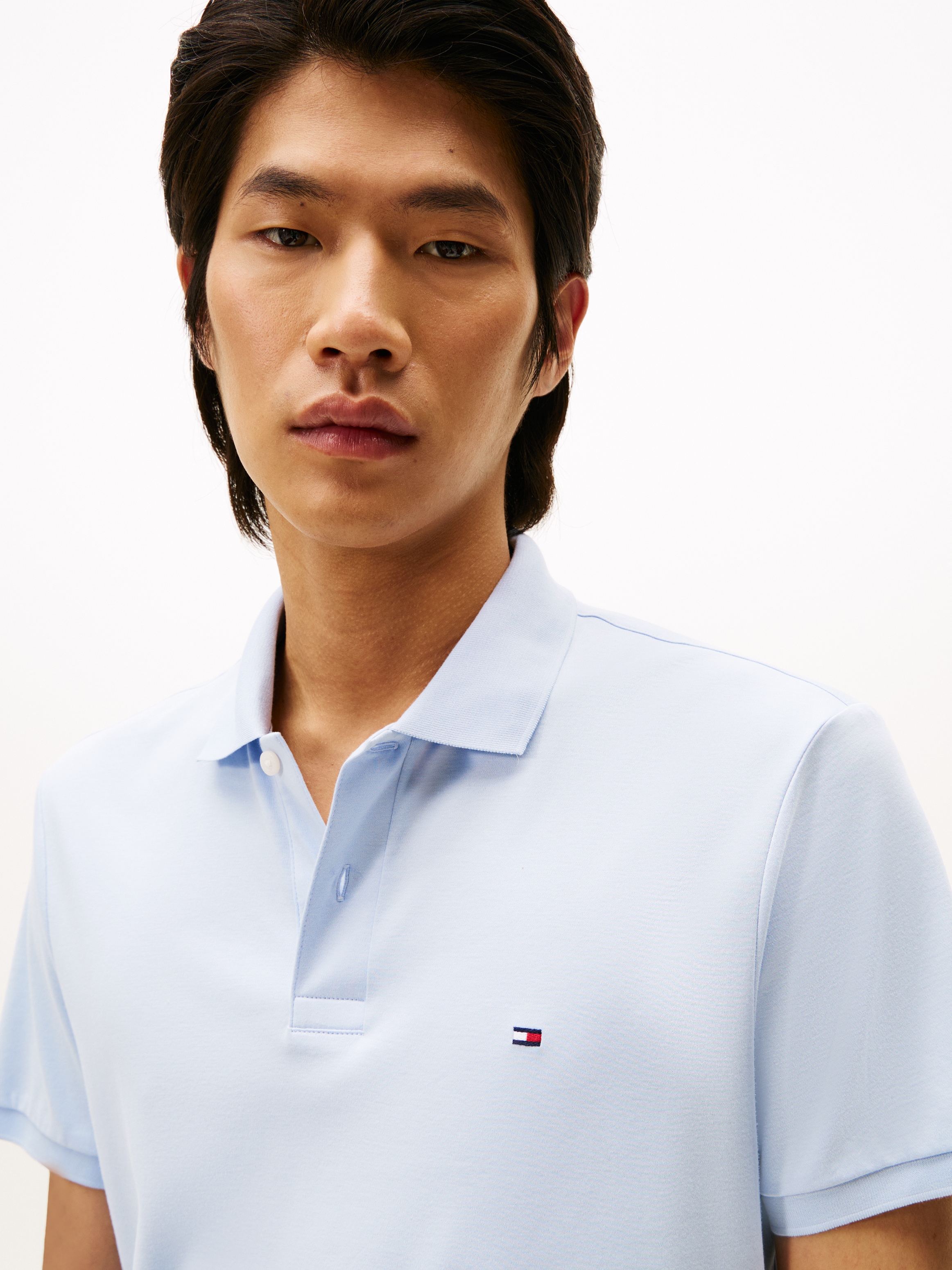 Tommy Hilfiger Poloshirt »LIQUID COTTON REGULAR SEASONAL« mit Logostickerei