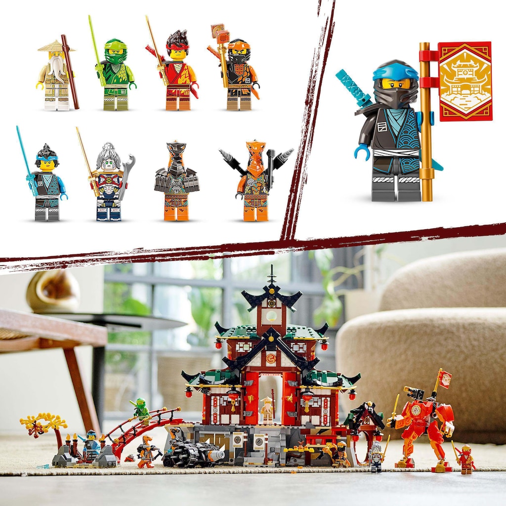 LEGO® Konstruktionsspielsteine »Ninja-Dojotempel (71767), LEGO® NINJAGO®«, (1394 St.)