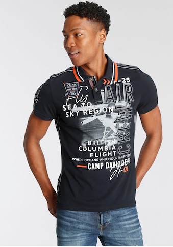 CAMP DAVID Poloshirt, mit Seitenschlitzen kaufen