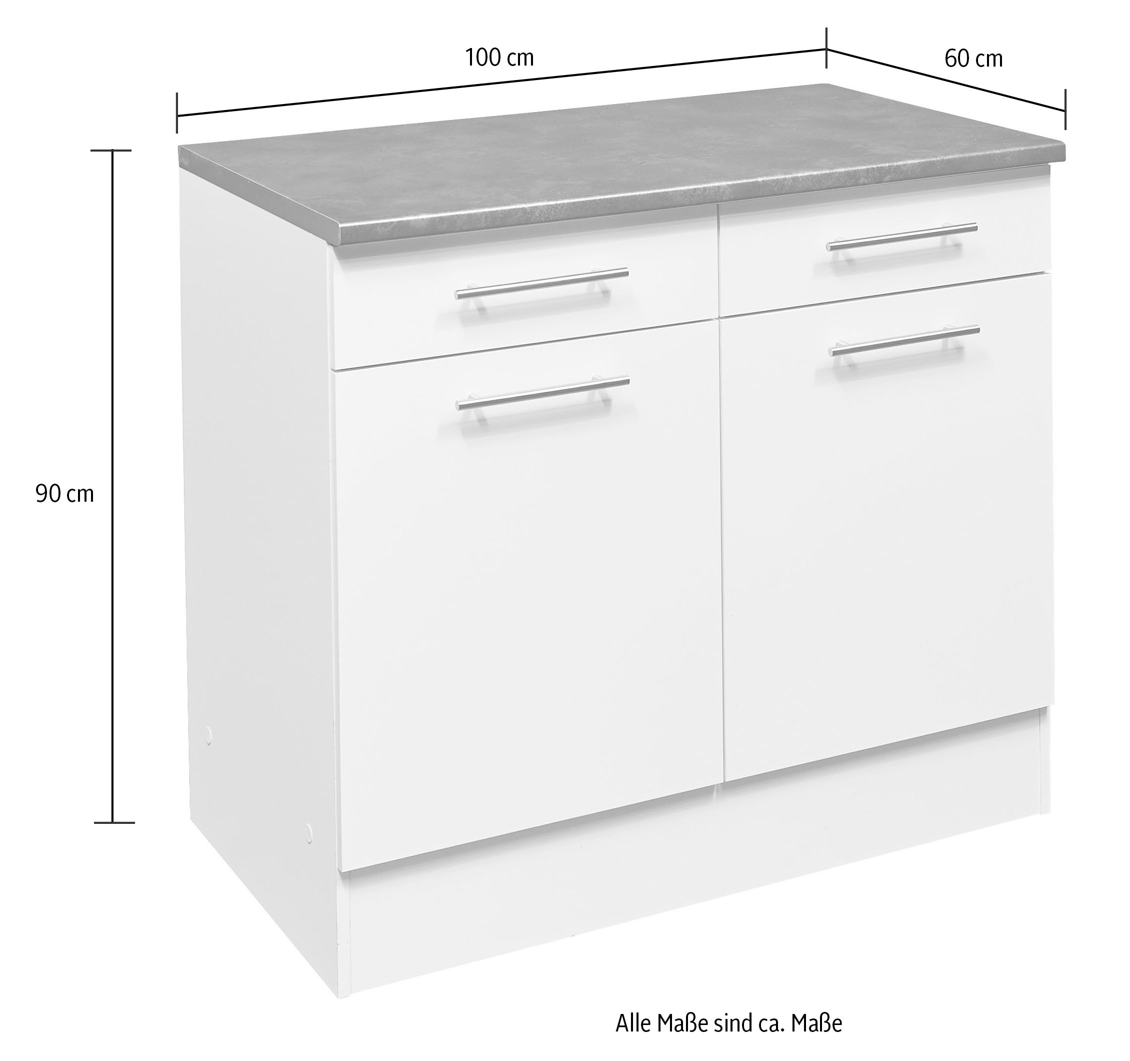 BASIC by Balculina Unterschrank »Eddy«, Breite 100 cm