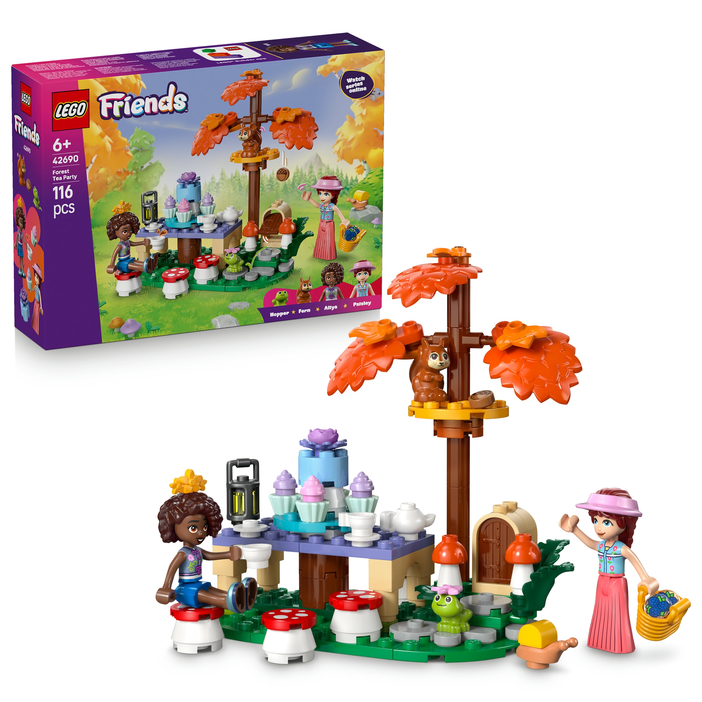 LEGO® Konstruktionsspielsteine »Teeparty im Wald (42690), LEGO Friends« Made in Europe