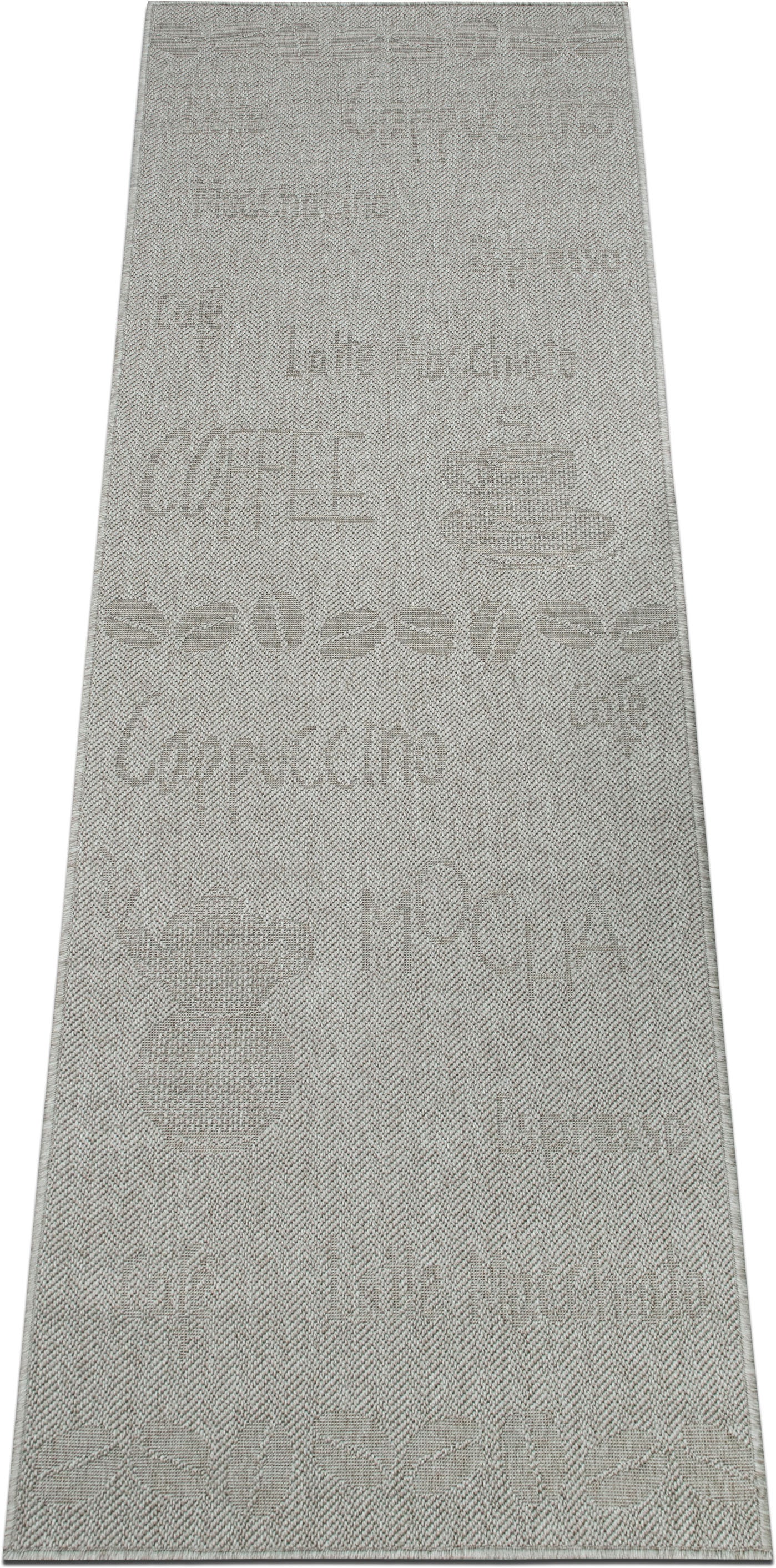 OTTO home Läufer »Coffee, Kaffee-Motive, In- und Outdoor geeignet« rechteckig 5 mm Höhe Wetterfest, UV-beständig, Küchenläufer, Camping, Balkon